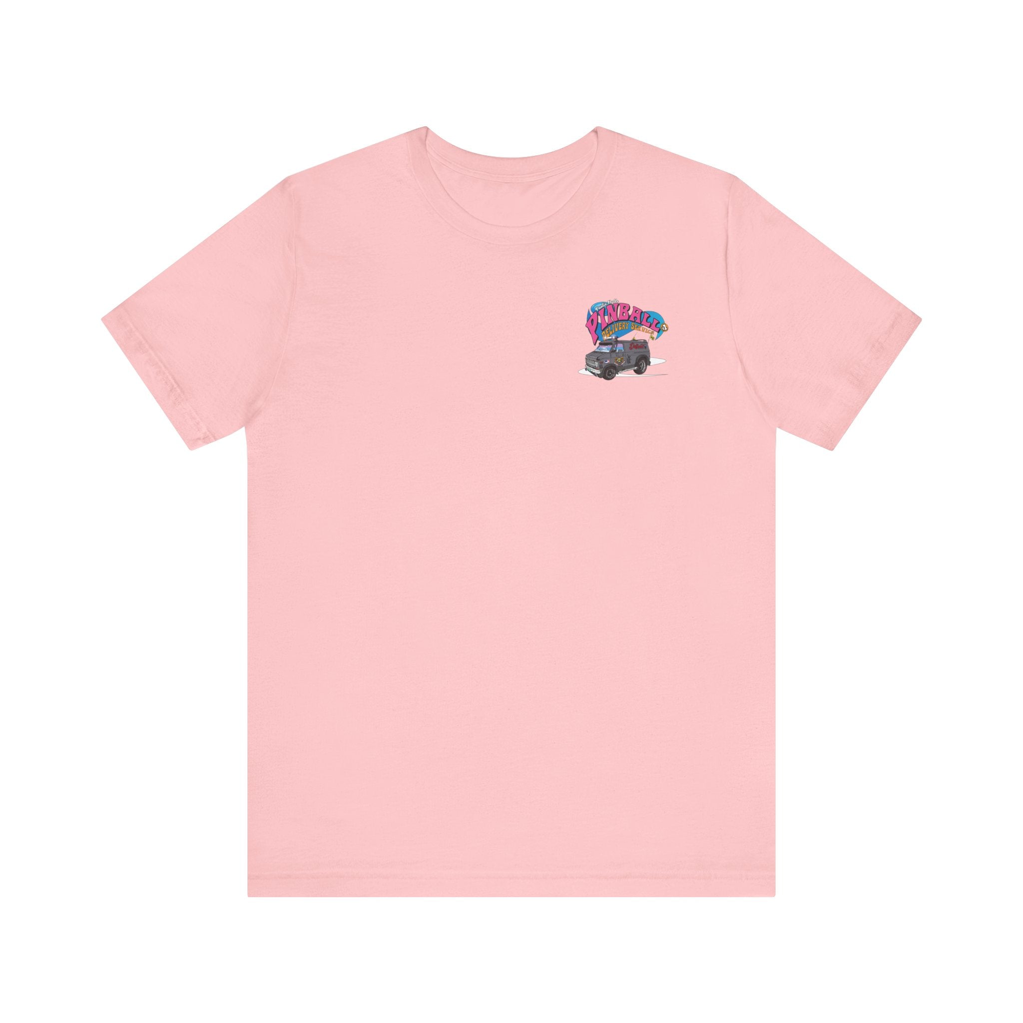 Pinball Delivery No Guarantee - Front & Back Print  Unisex Jersey Short Sleeve Tee