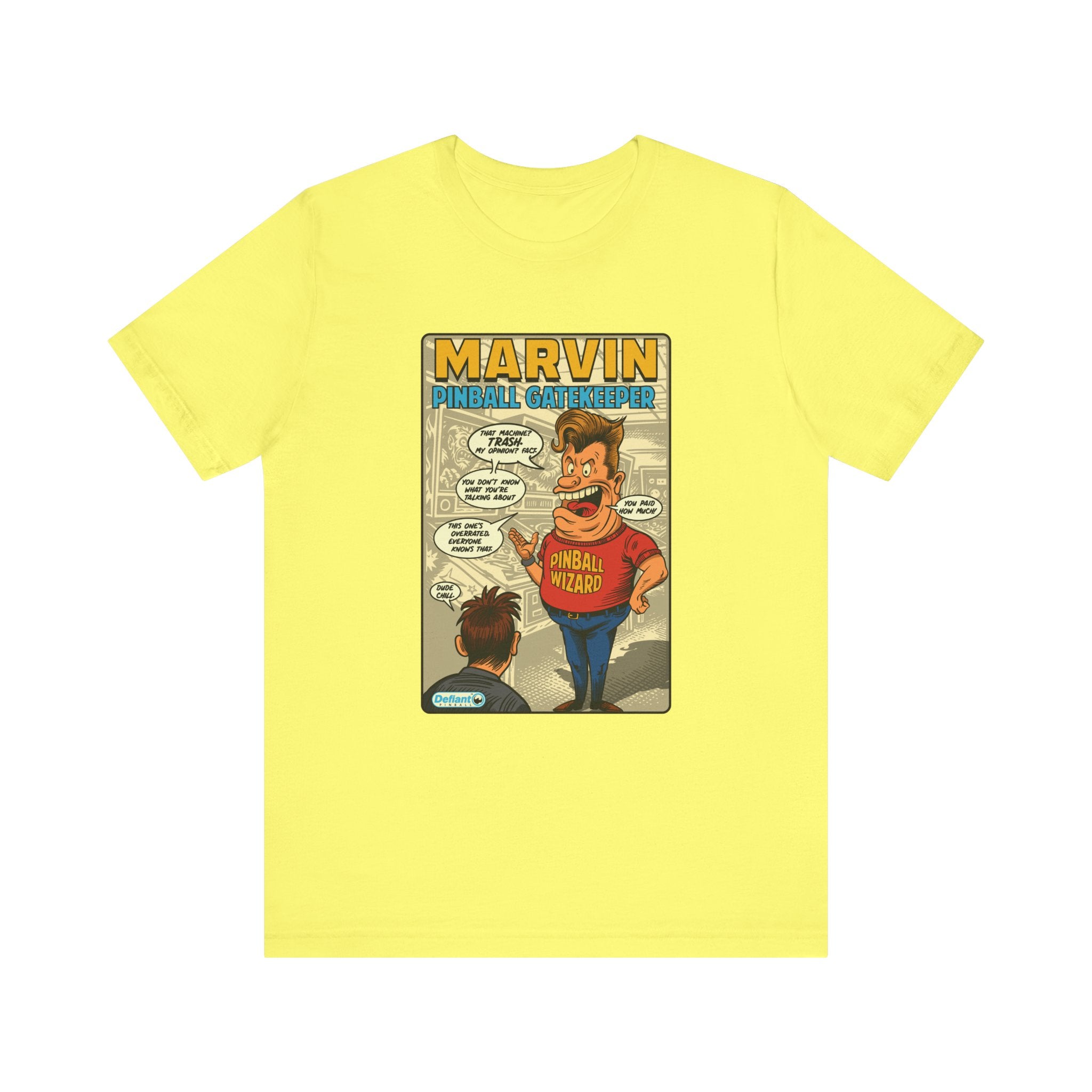 Marvin Pinball Gatekeeper - Unisex Jersey Short Sleeve Tee