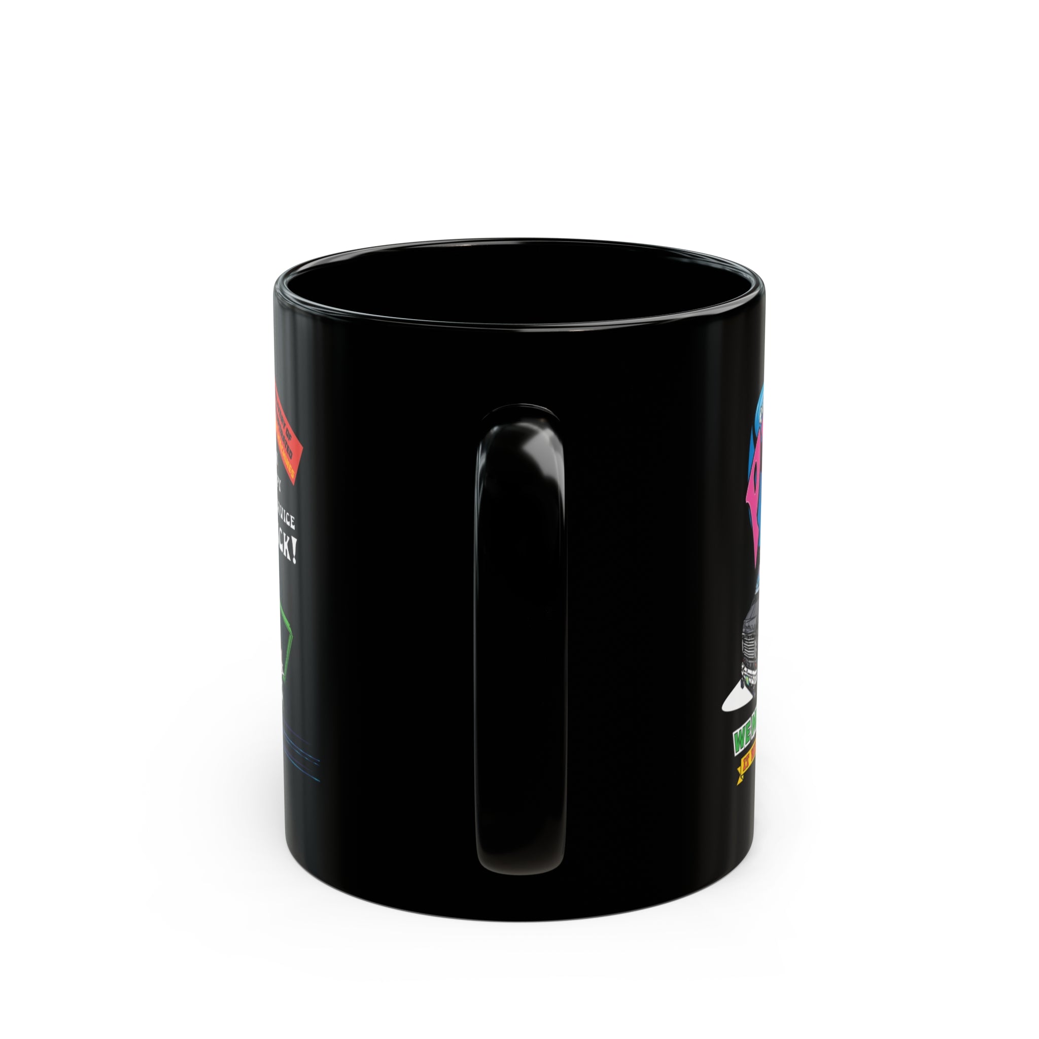 Pinball Delivery No Guarantee - Black Mug (11oz, 15oz)