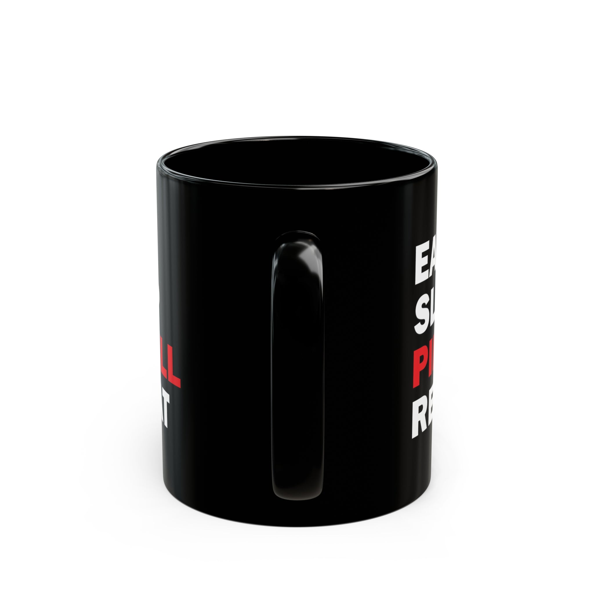 EAT SLEEP PINBALL REPEAT - Black Mug (11oz, 15oz)