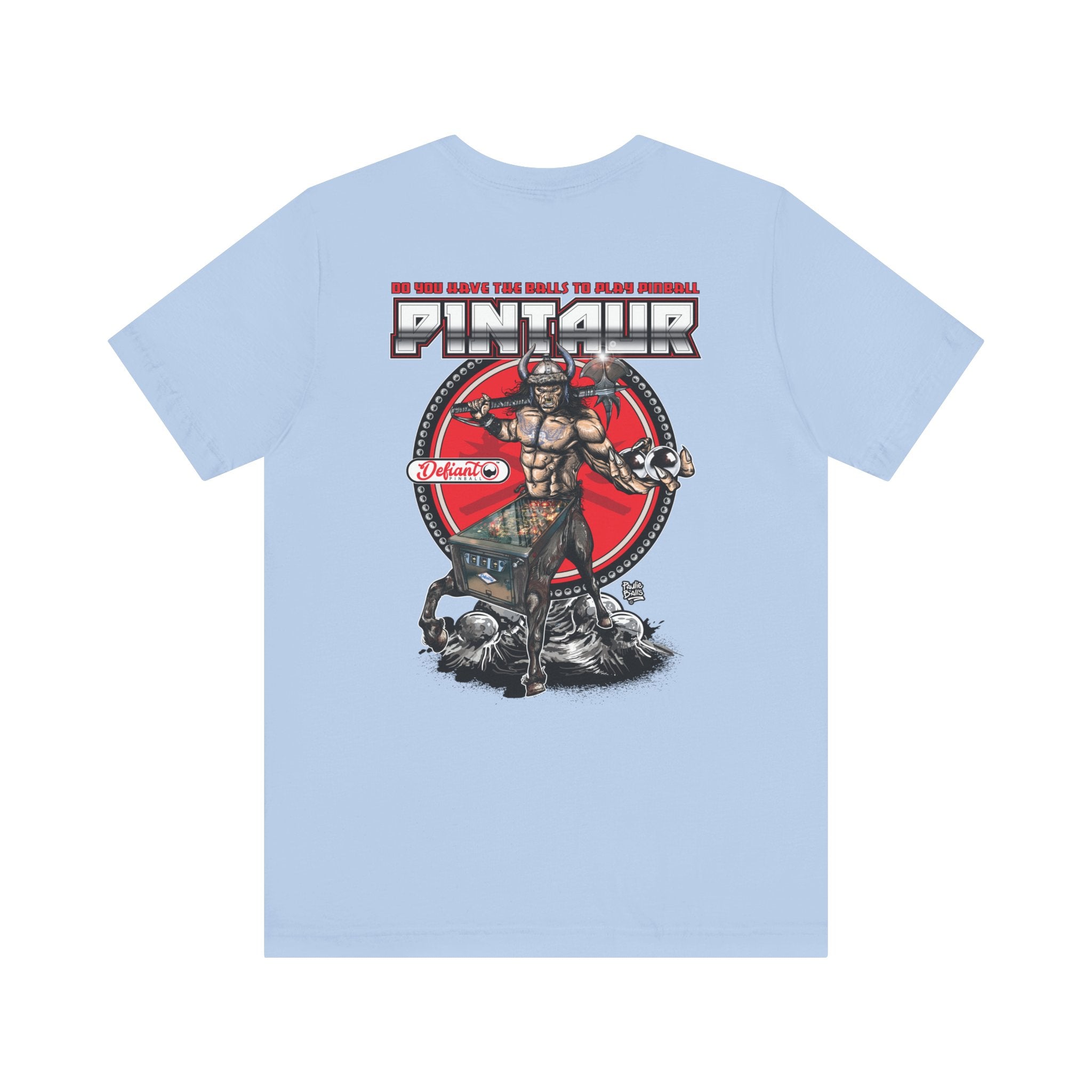 PINTAUR - Front & Back Print  Unisex Jersey Short Sleeve Tee