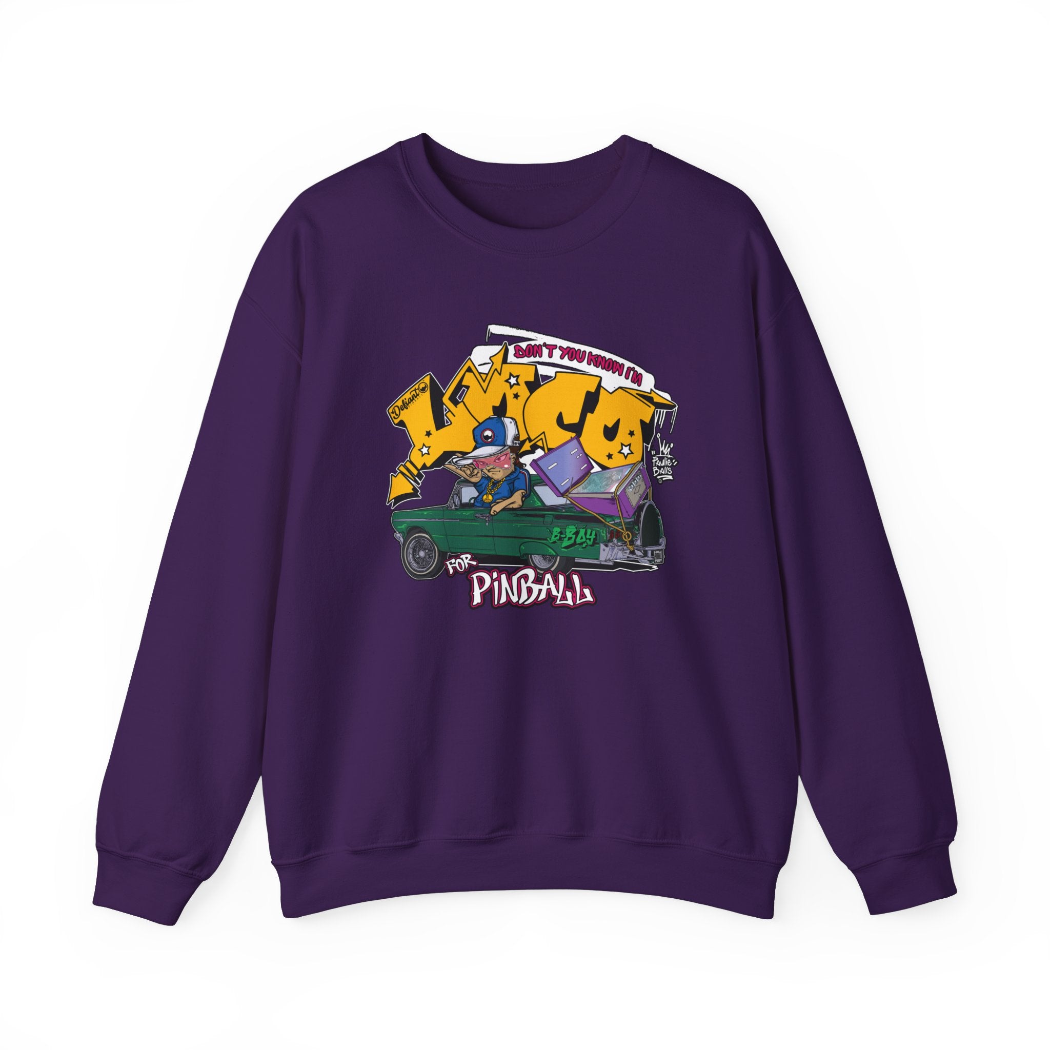 LOCO FOR PINBALL - Unisex Heavy Blend™ Crewneck Sweatshirt Jumper