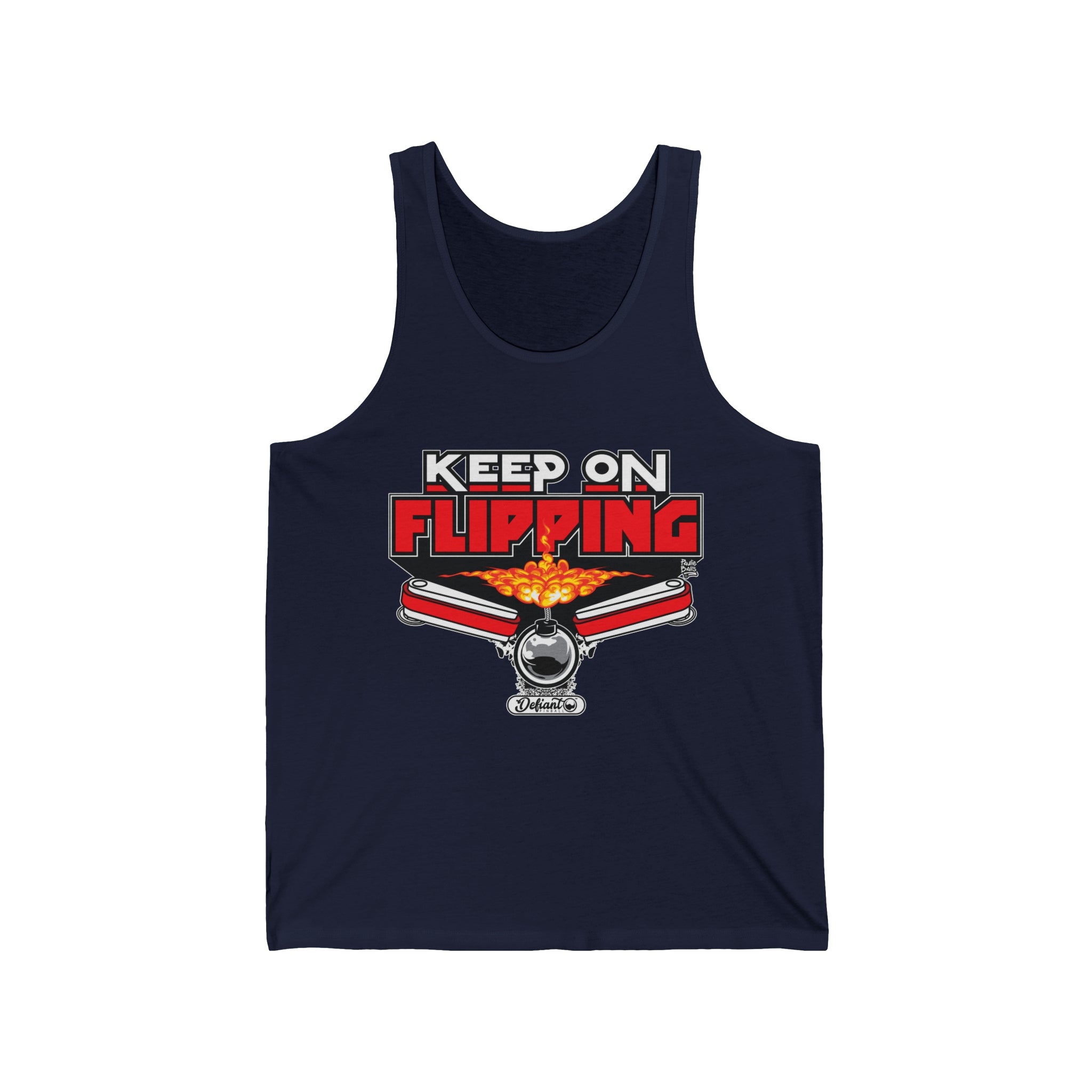 Keep on Flipping - Unisex Jersey Tank