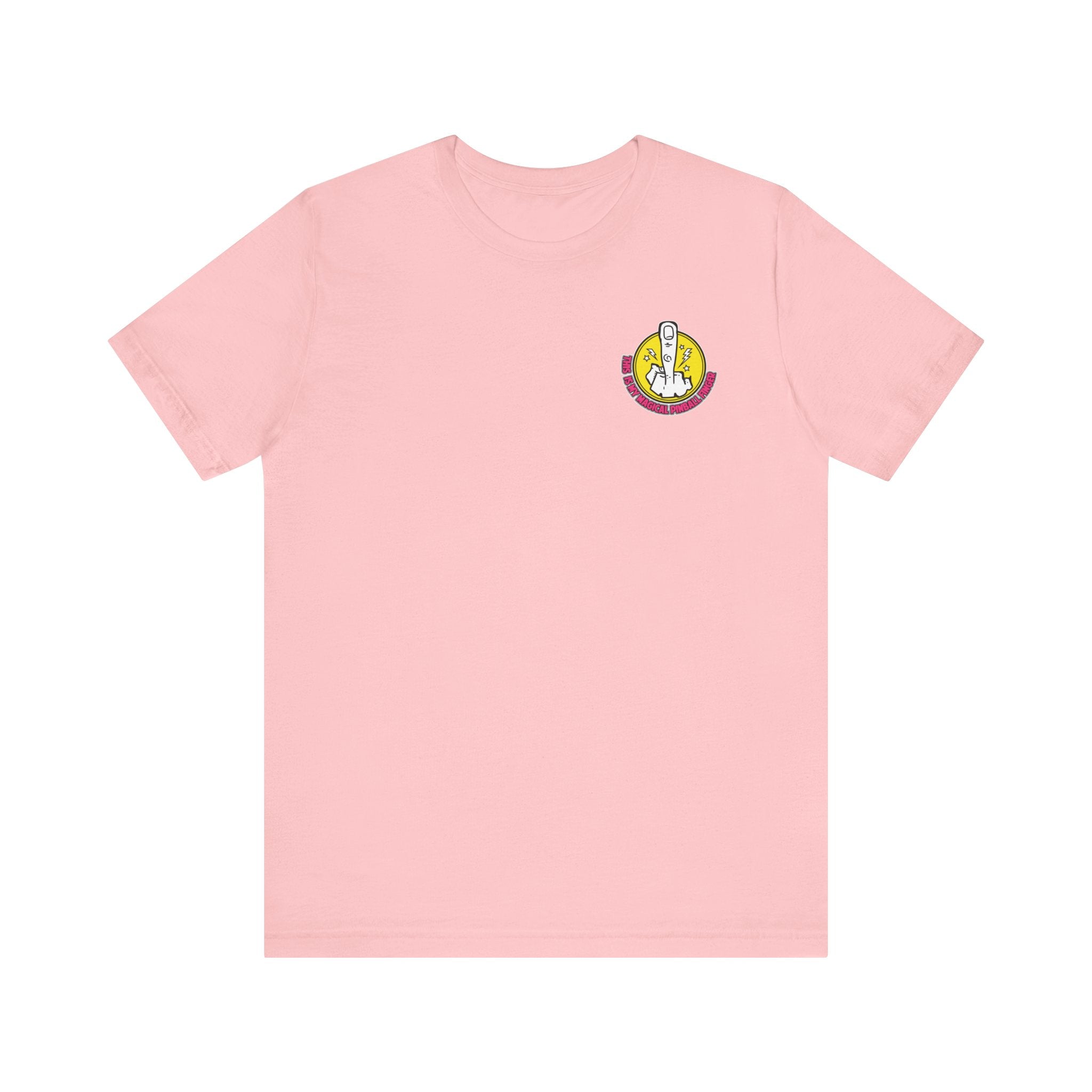 MAGICAL PINBALL FINGER - Front & Back Print  Unisex Jersey Short Sleeve Tee