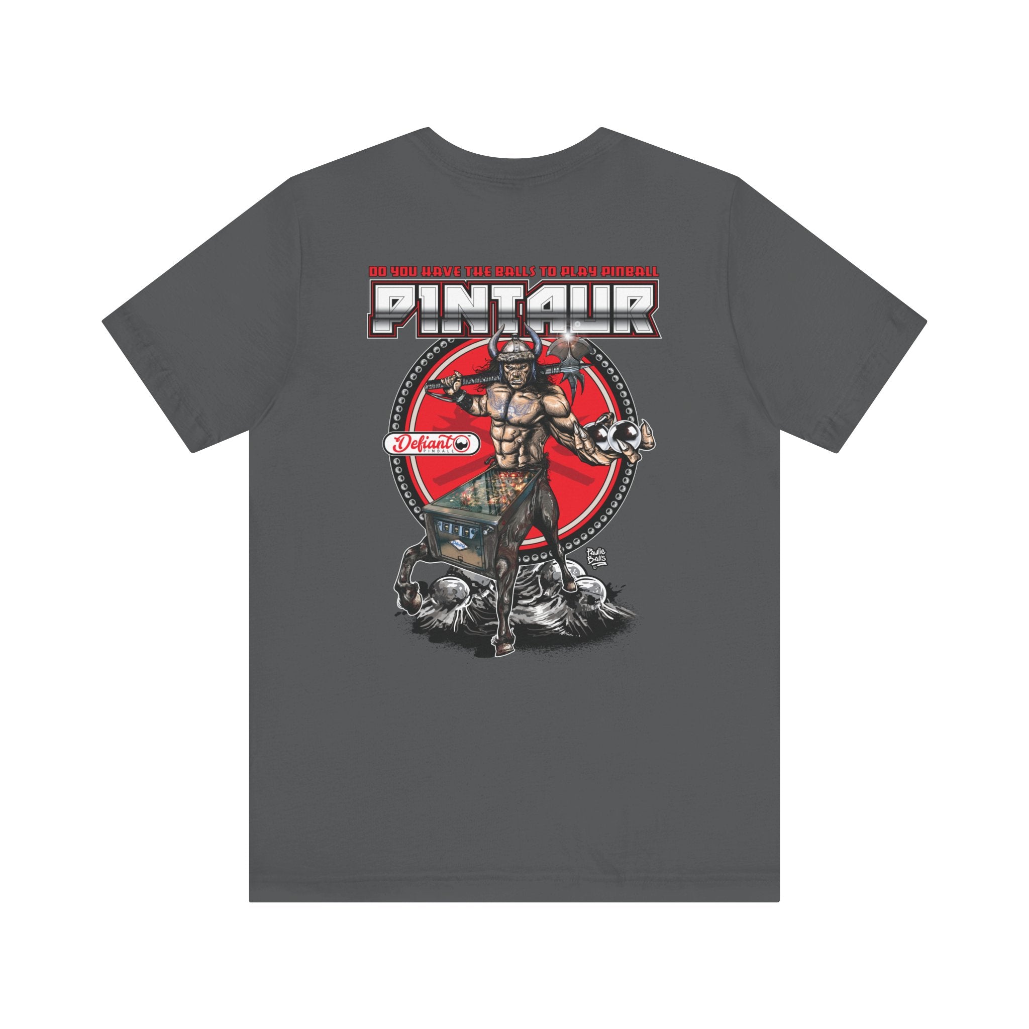 PINTAUR - Front & Back Print  Unisex Jersey Short Sleeve Tee