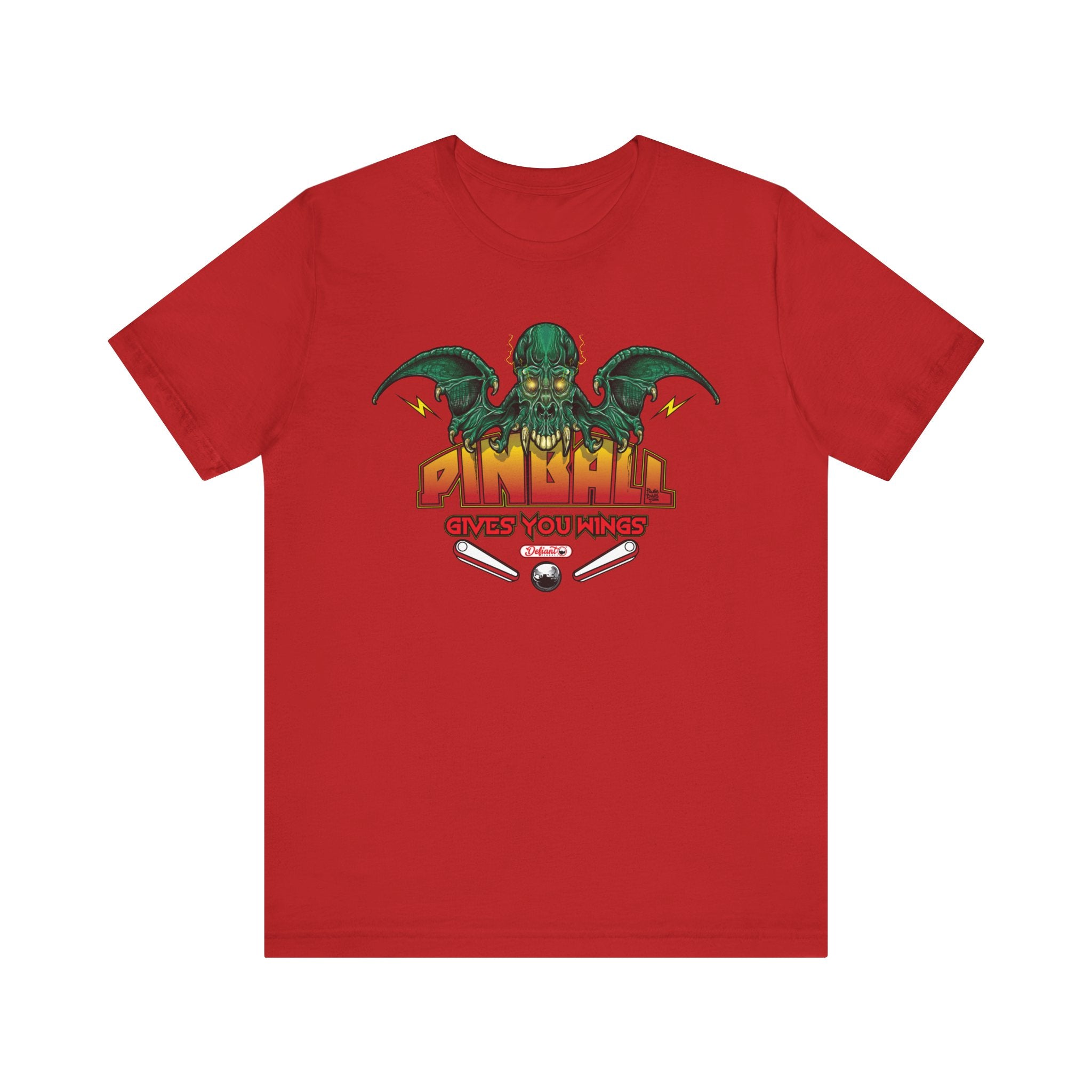 PINBALL GIVES YOU WINGS - Unisex Jersey Short Sleeve Tee