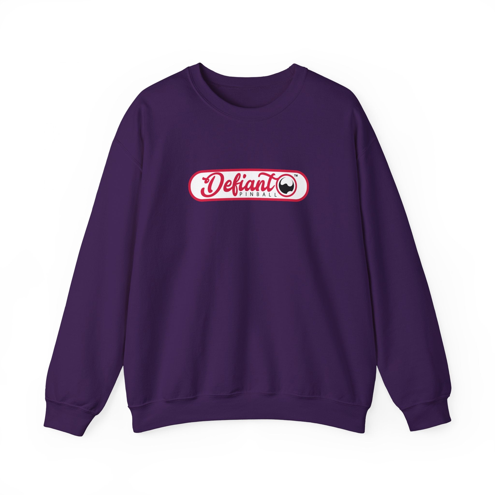 Defiant Pinball Long Logo - Unisex Heavy Blend™ Crewneck Sweatshirt Jumper