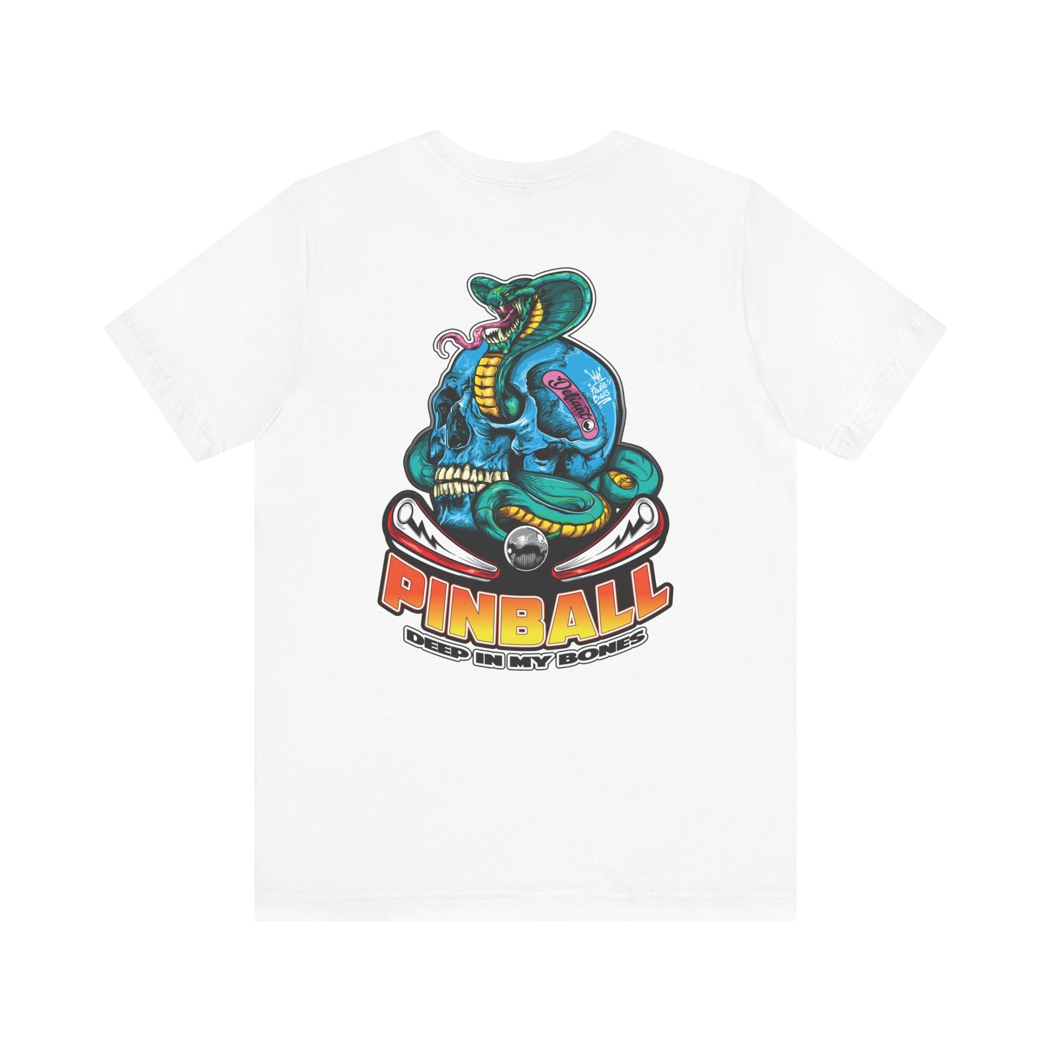 DEEP BONES - Front & Back Print  Unisex Jersey Short Sleeve Tee