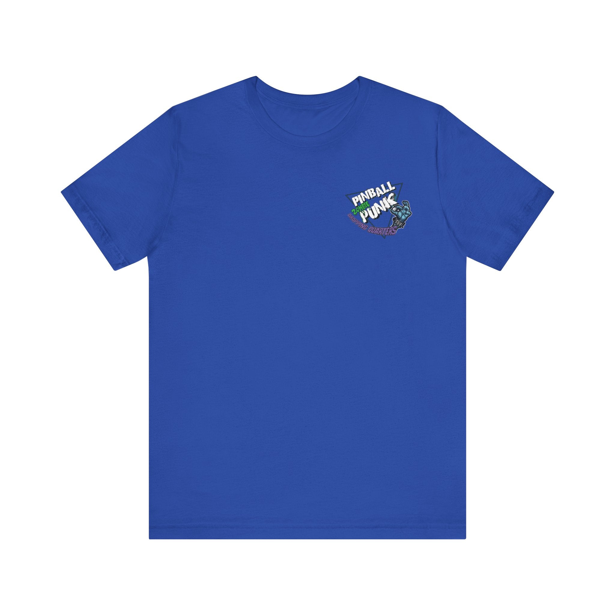 PINBALL Zombie PUNK  - Front & Back Print  Unisex Jersey Short Sleeve Tee
