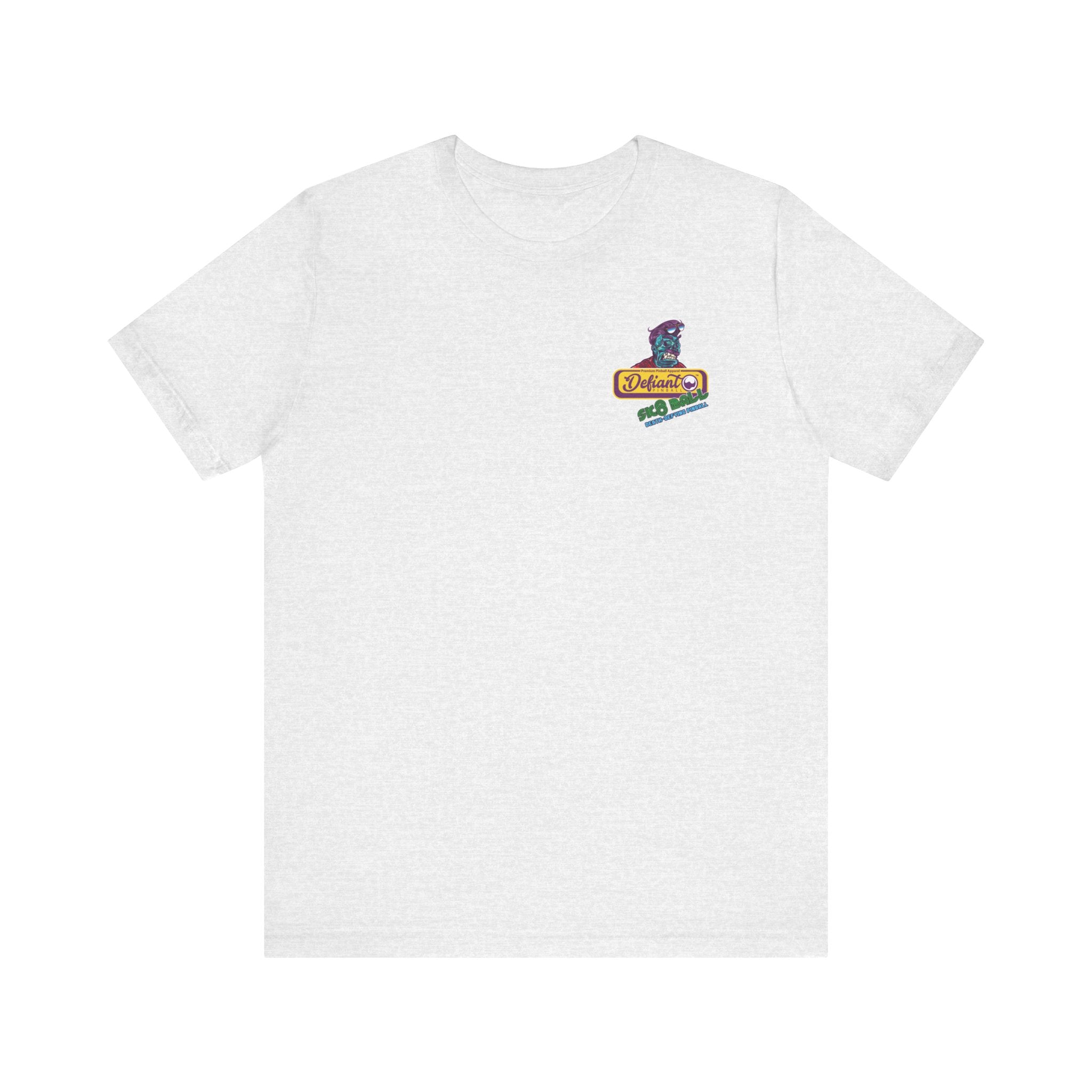 SK8 BALL - Front & Back Print Unisex Jersey Short Sleeve Tee