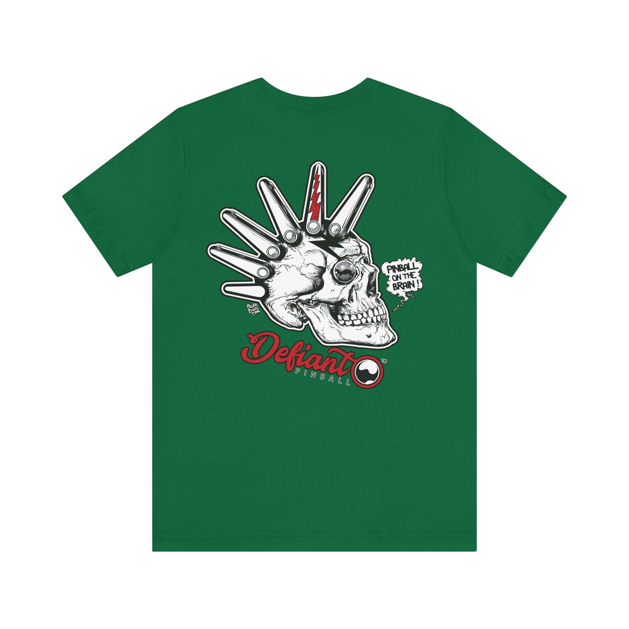 Flipper Head  - Front & Back Print Unisex Jersey Short Sleeve Tee