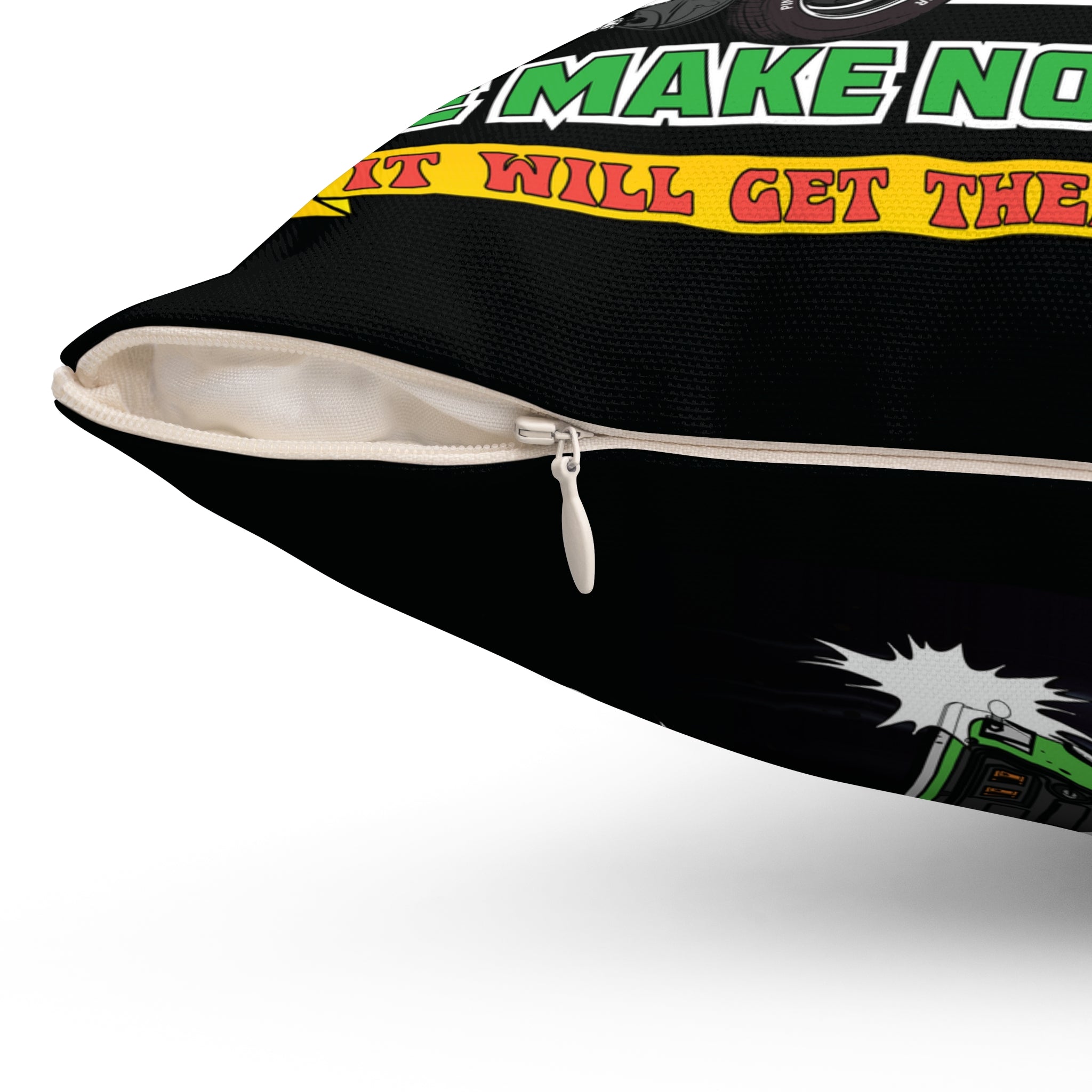 Pinball Delivery No Guarantee - Spun Polyester Square Pillow