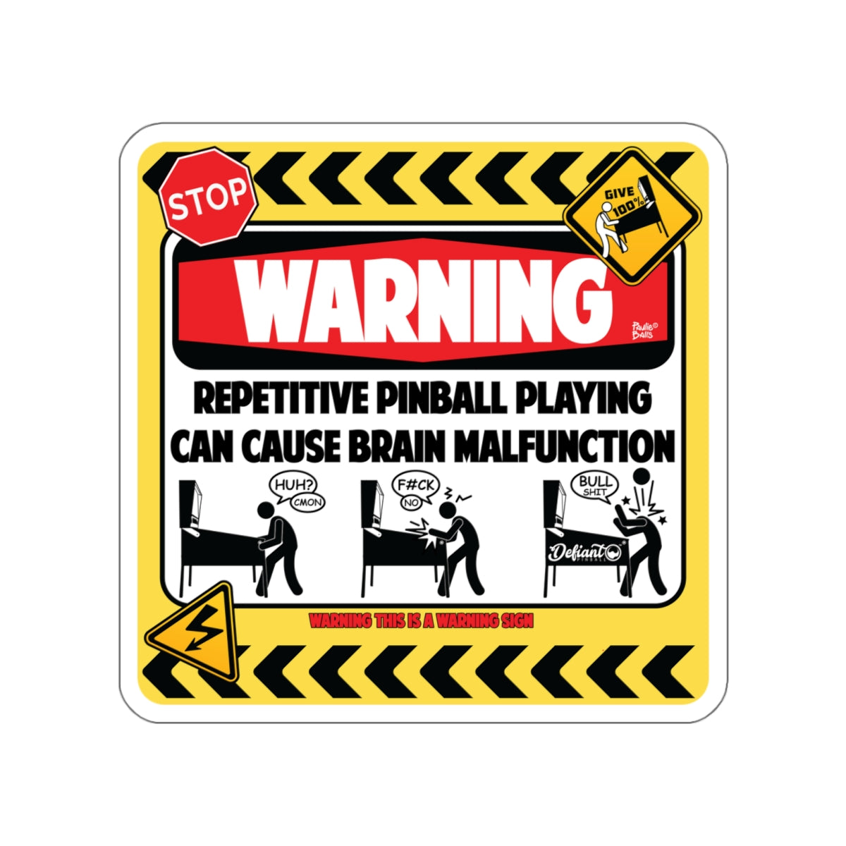 Brain MALFUNCTION - Die-Cut Stickers