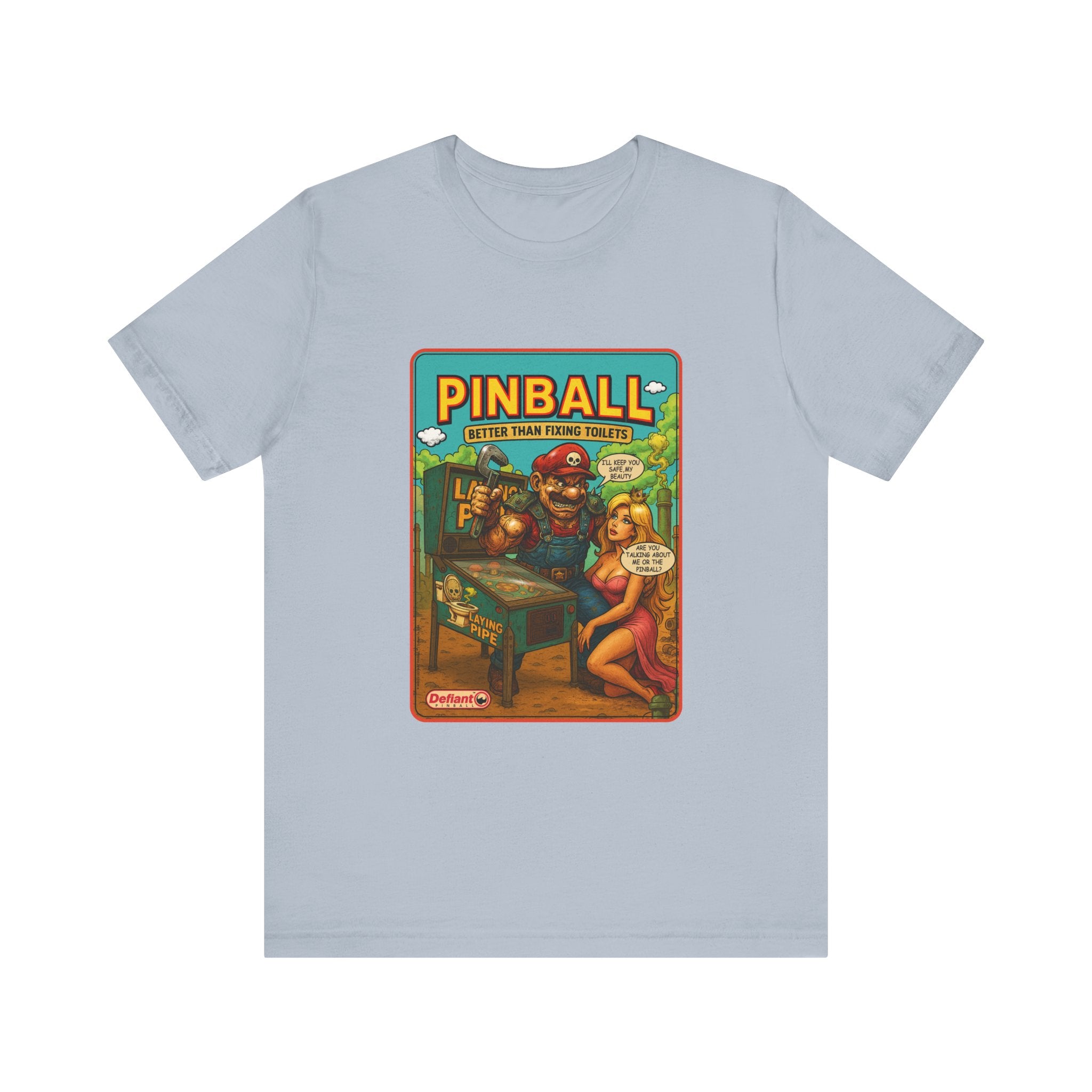 Pinball: Better Than Fixing Toilets - Unisex Jersey Short Sleeve Tee