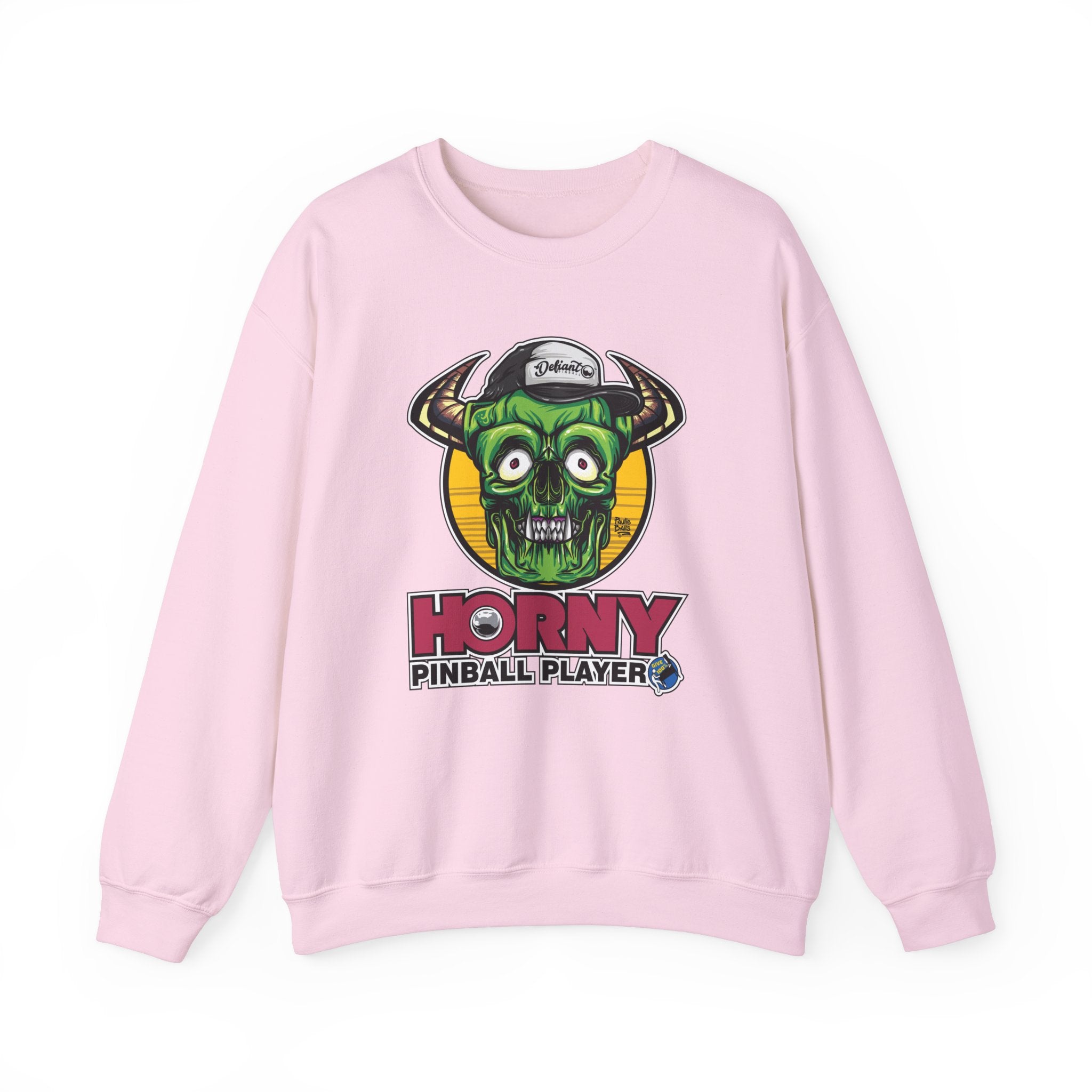 Horny Pinball Player - Unisex Heavy Blend™ Crewneck Sweatshirt Jumper
