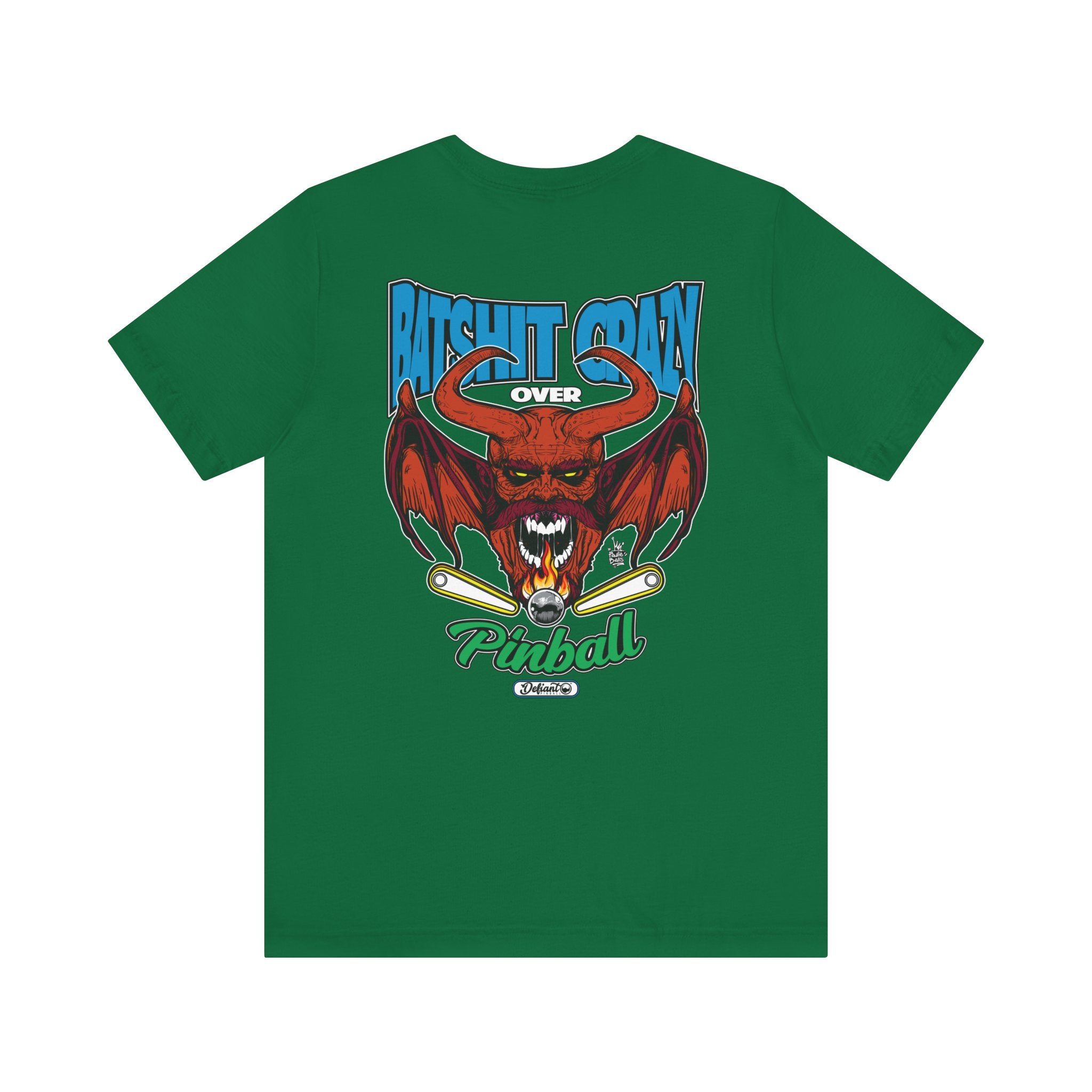 Bat Shit Crazy - Front & Back Print Unisex Jersey Short Sleeve Tee