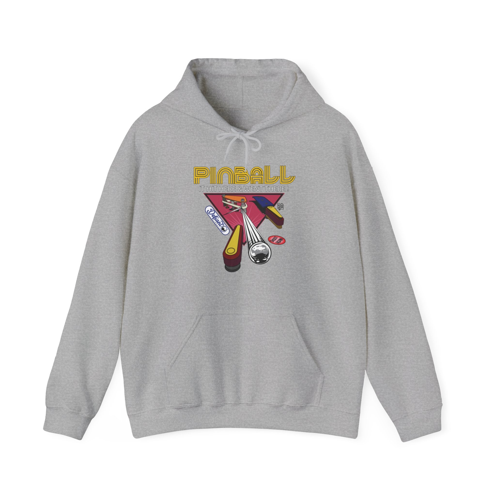 IT HIT HERE & WENT THERE - Unisex Heavy Blend™ Hooded Sweatshirt