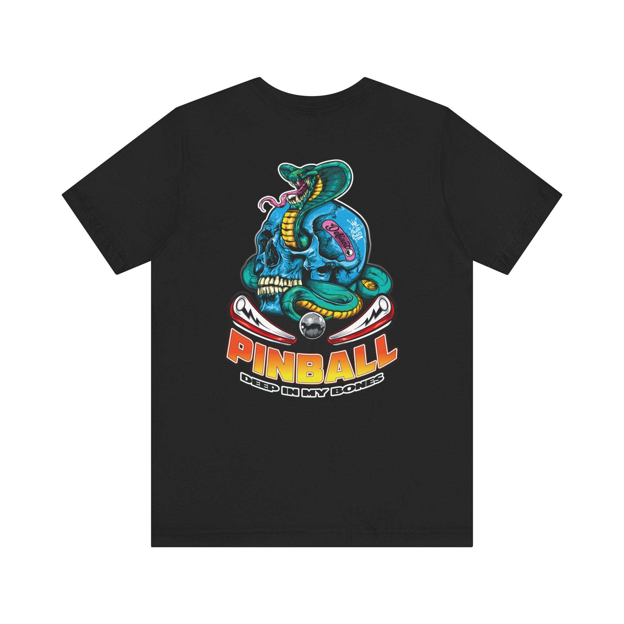 DEEP BONES - Front & Back Print  Unisex Jersey Short Sleeve Tee