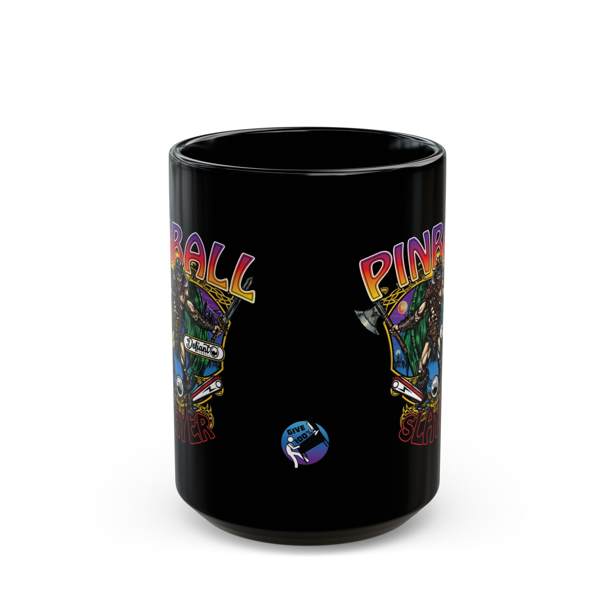 Pinball slayer (Barbarian Version) - Black Mug (11oz, 15oz)