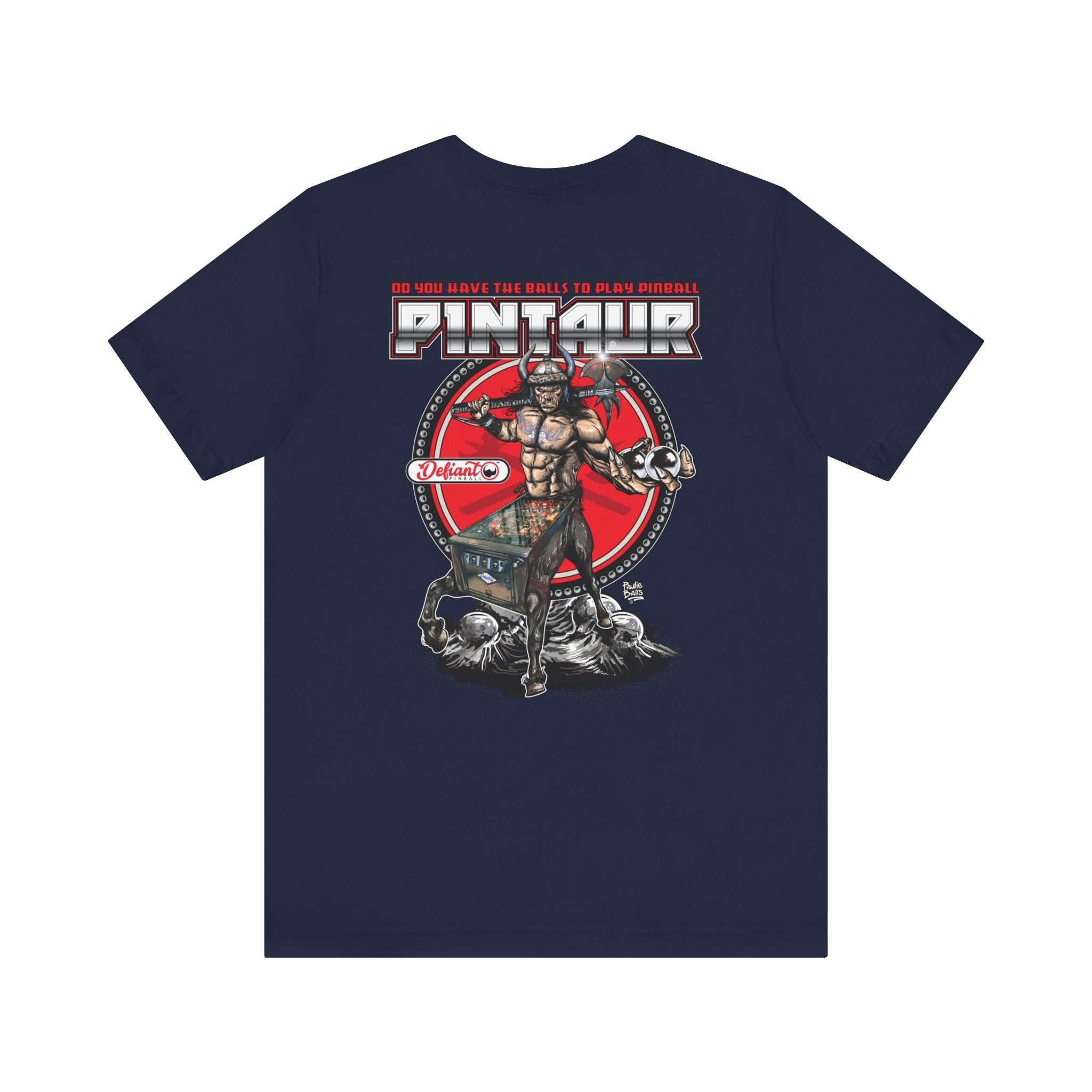 PINTAUR - Front & Back Print  Unisex Jersey Short Sleeve Tee