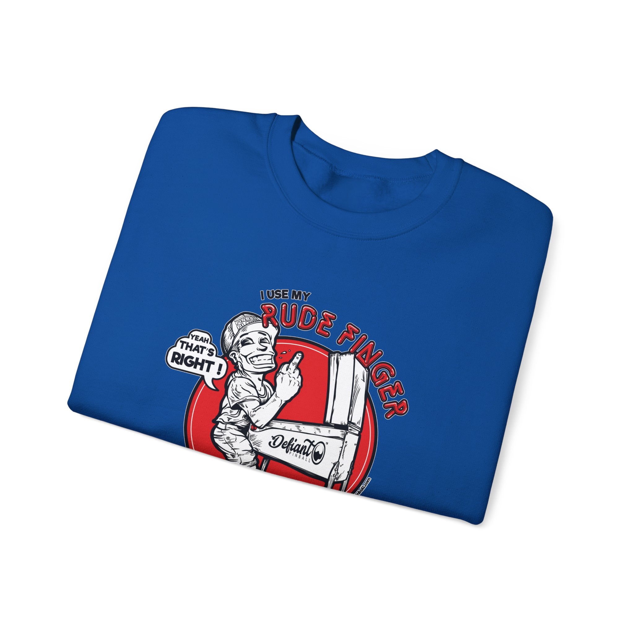 RUDE FINGER - Unisex Heavy Blend™ Crewneck Sweatshirt Jumper