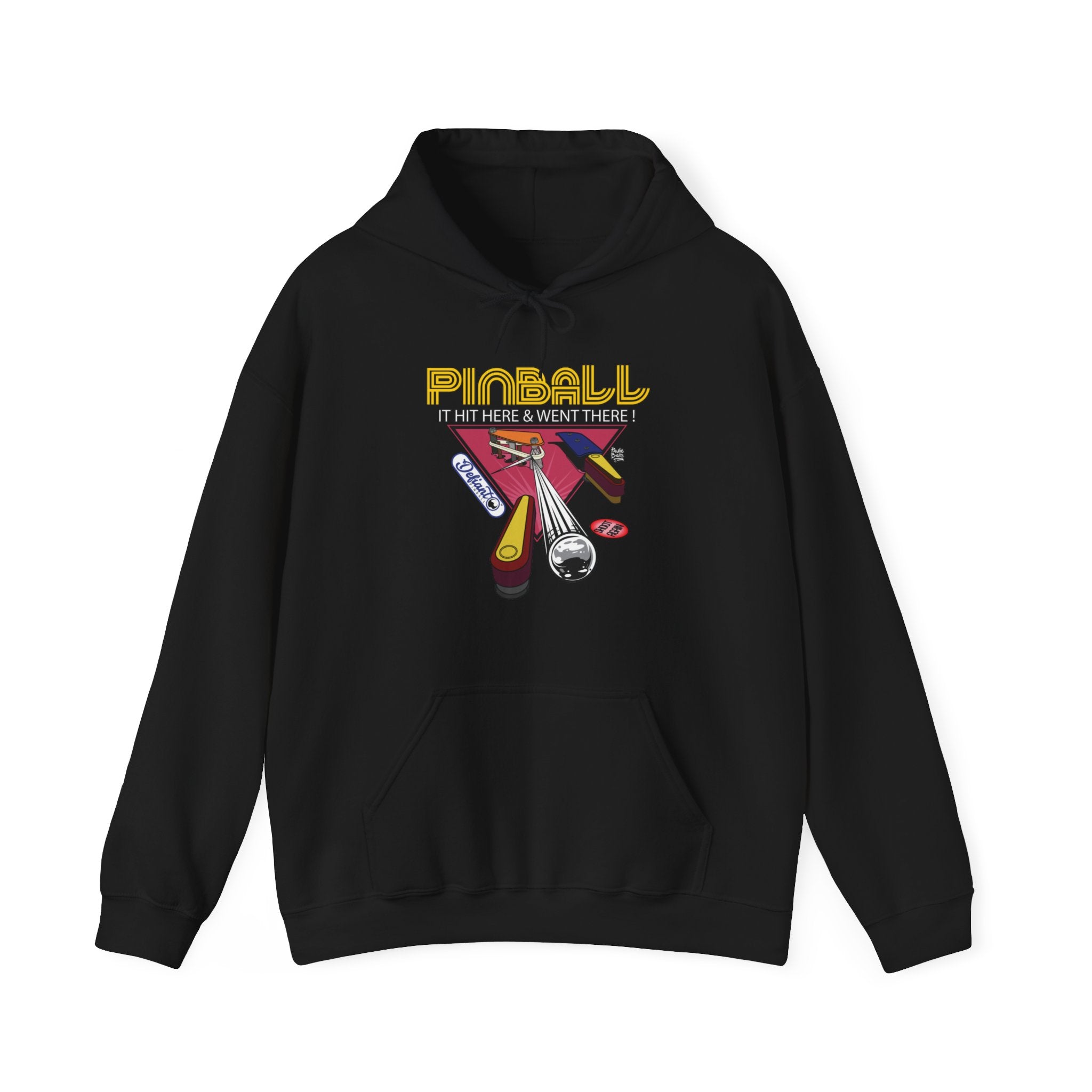 IT HIT HERE & WENT THERE - Unisex Heavy Blend™ Hooded Sweatshirt