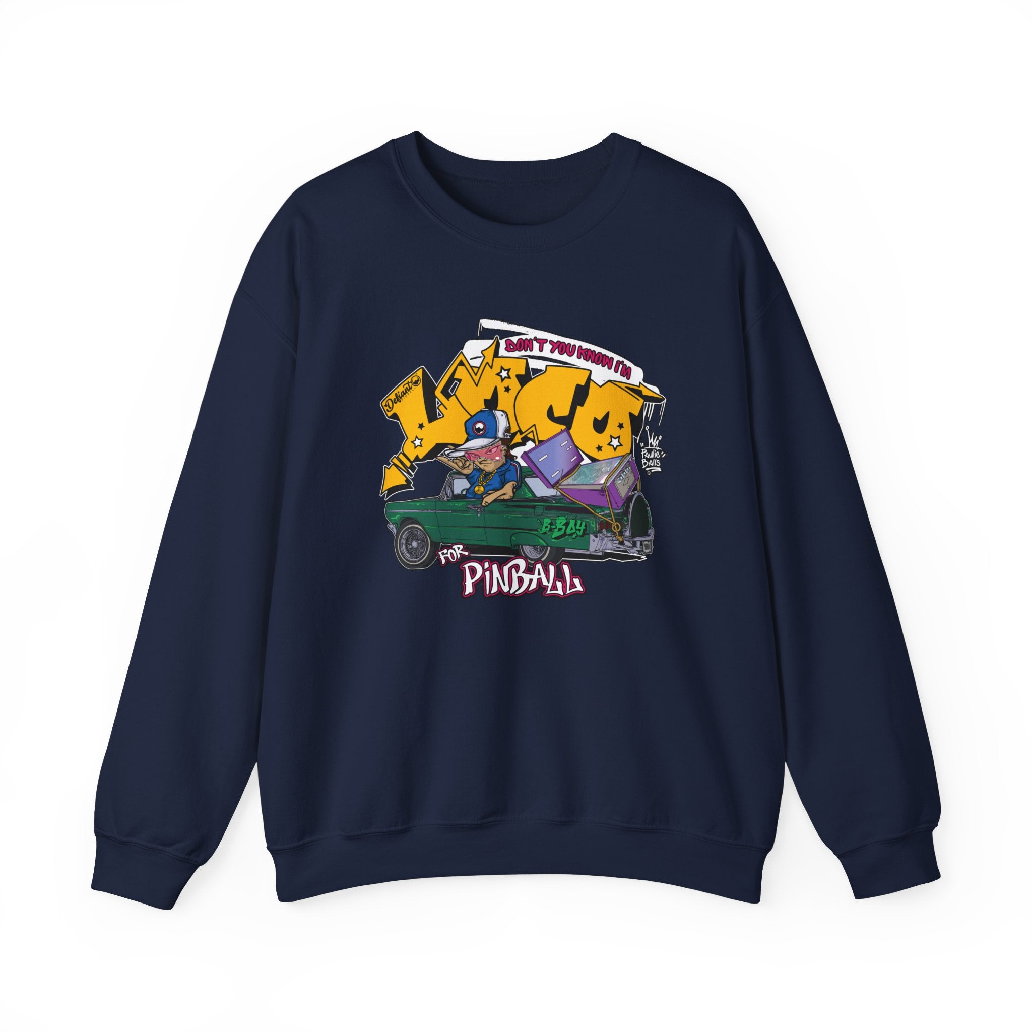 LOCO FOR PINBALL - Unisex Heavy Blend™ Crewneck Sweatshirt Jumper