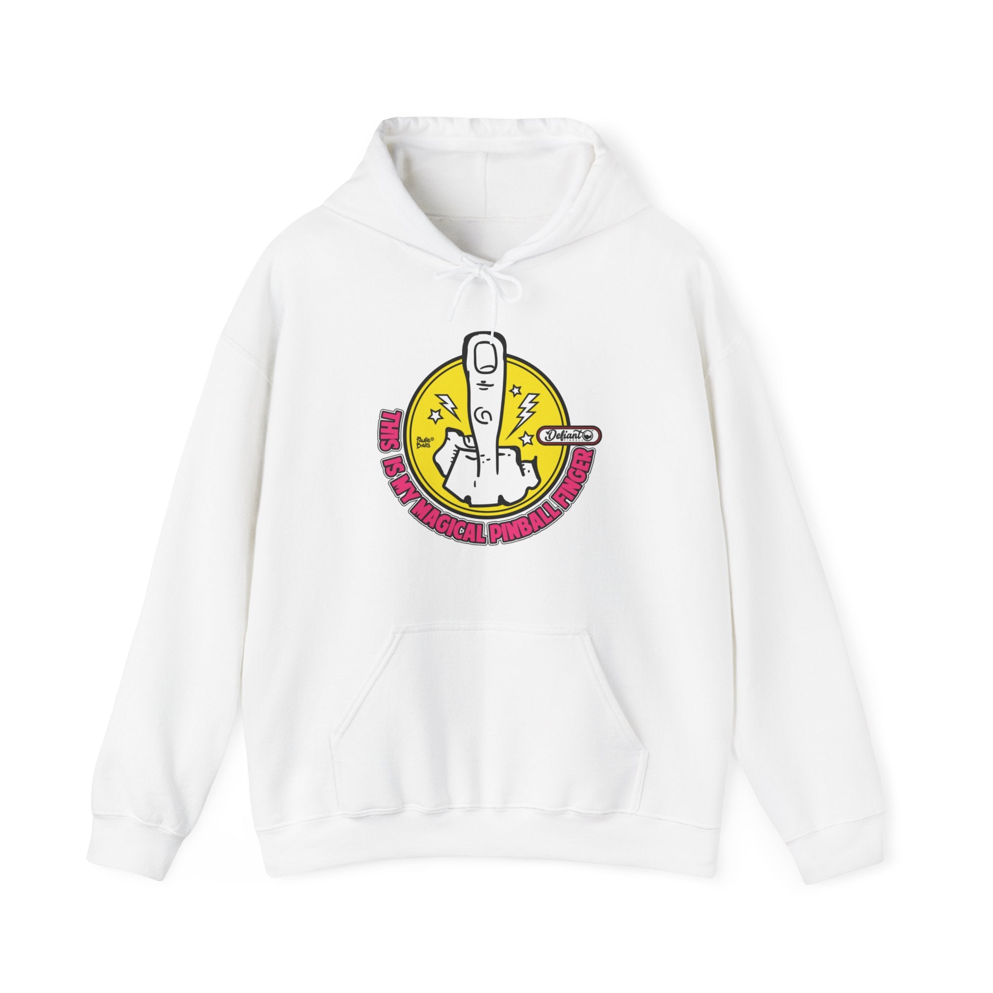 MAGICAL PINBALL FINGER - Unisex Heavy Blend™ Hooded Sweatshirt