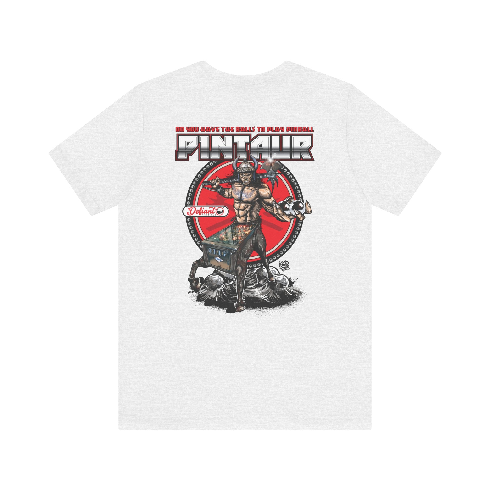 PINTAUR - Front & Back Print  Unisex Jersey Short Sleeve Tee