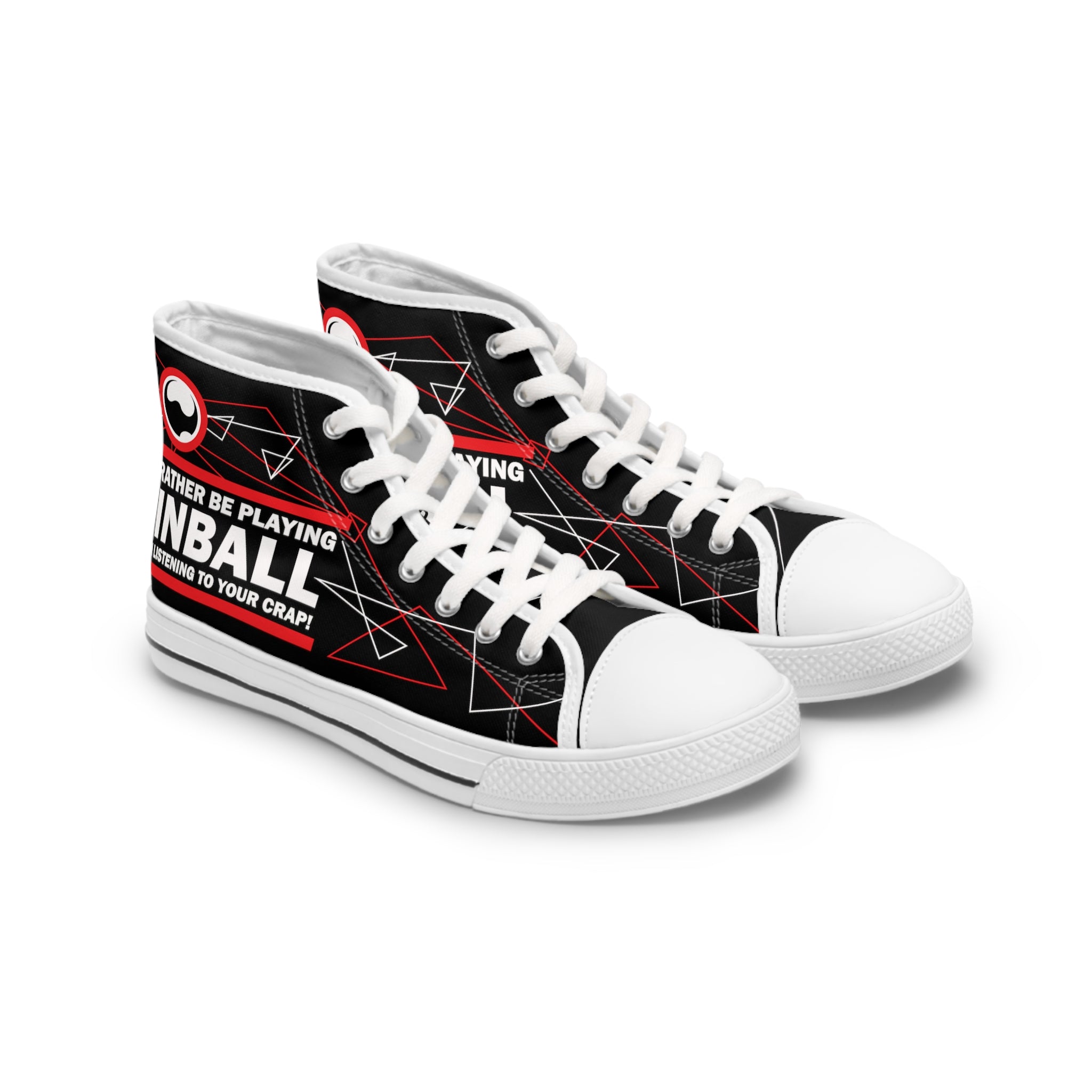 I'D RATHER BE PLAYING - Women's High Top Sneakers