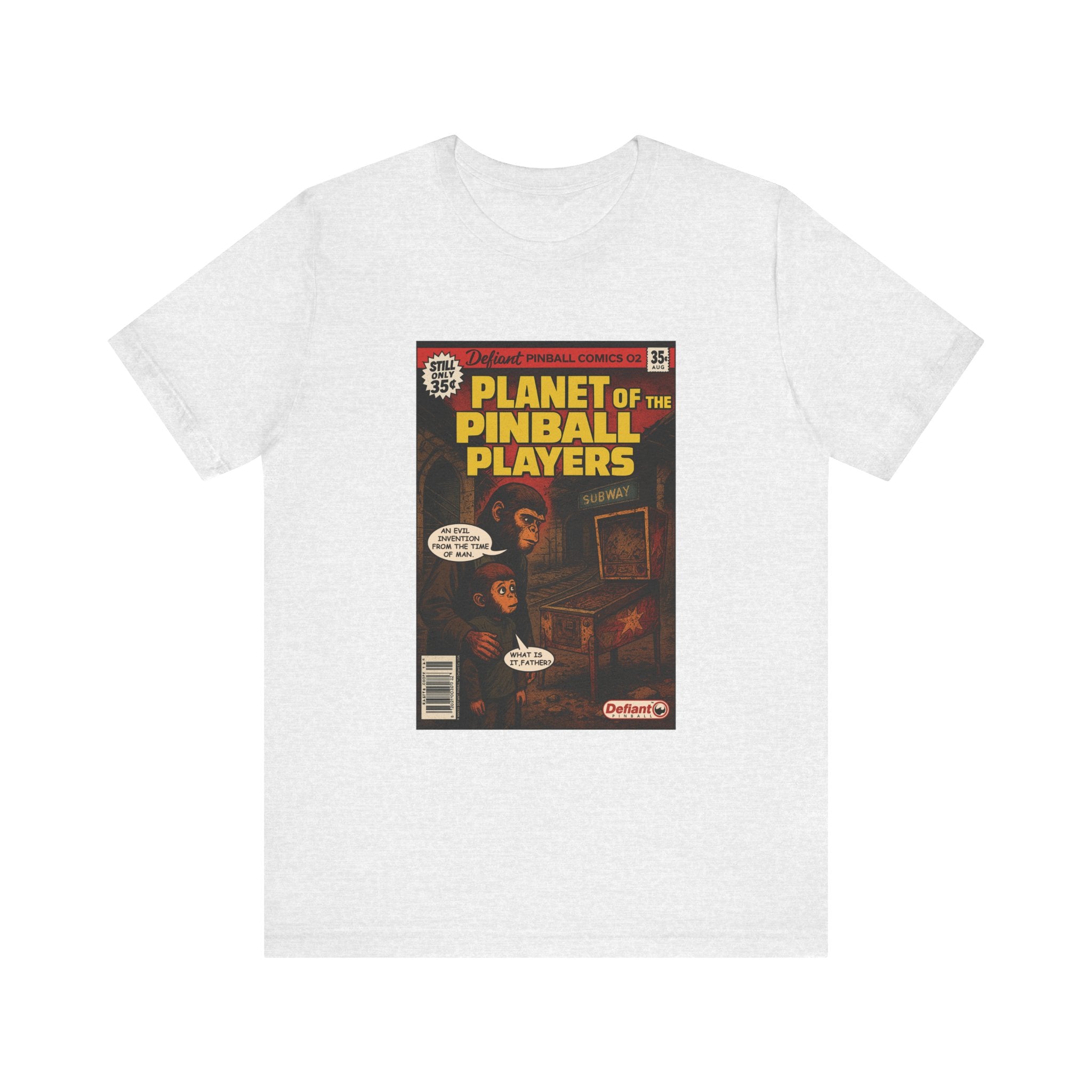PLANET OF THE PINBALL PLAYERS - Unisex Jersey Short Sleeve Tee