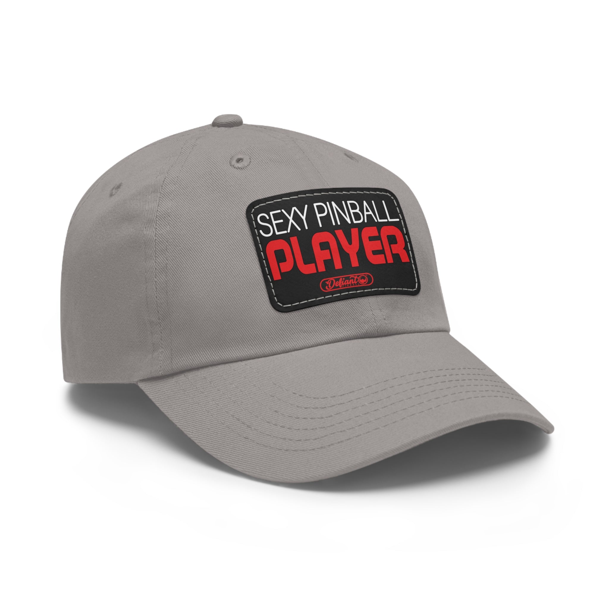 Sexy Pinball  Play - Dad Hat with Leather Patch (Rectangle)