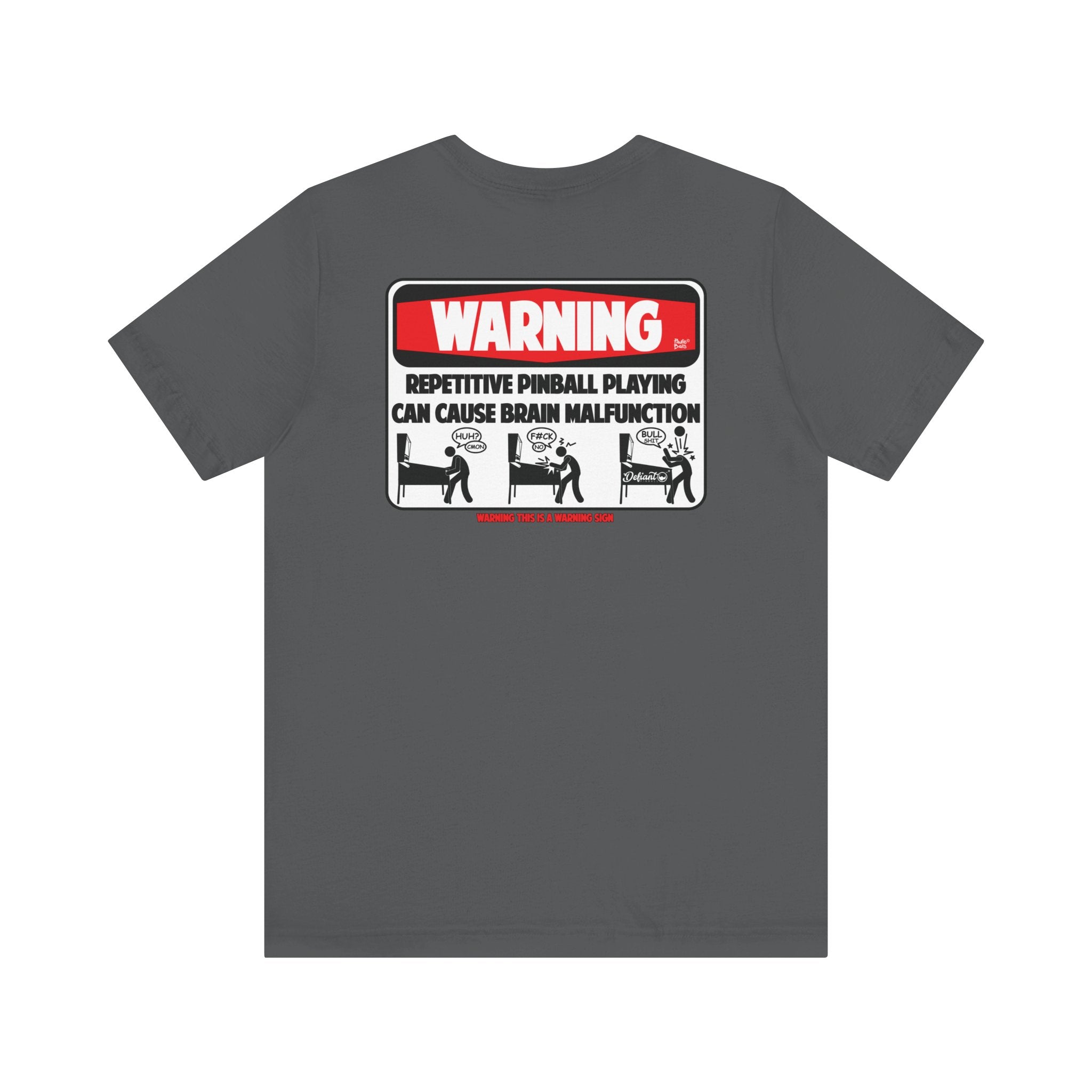 Brain MALFUNCTION - Front & Back Print Unisex Jersey Short Sleeve Tee