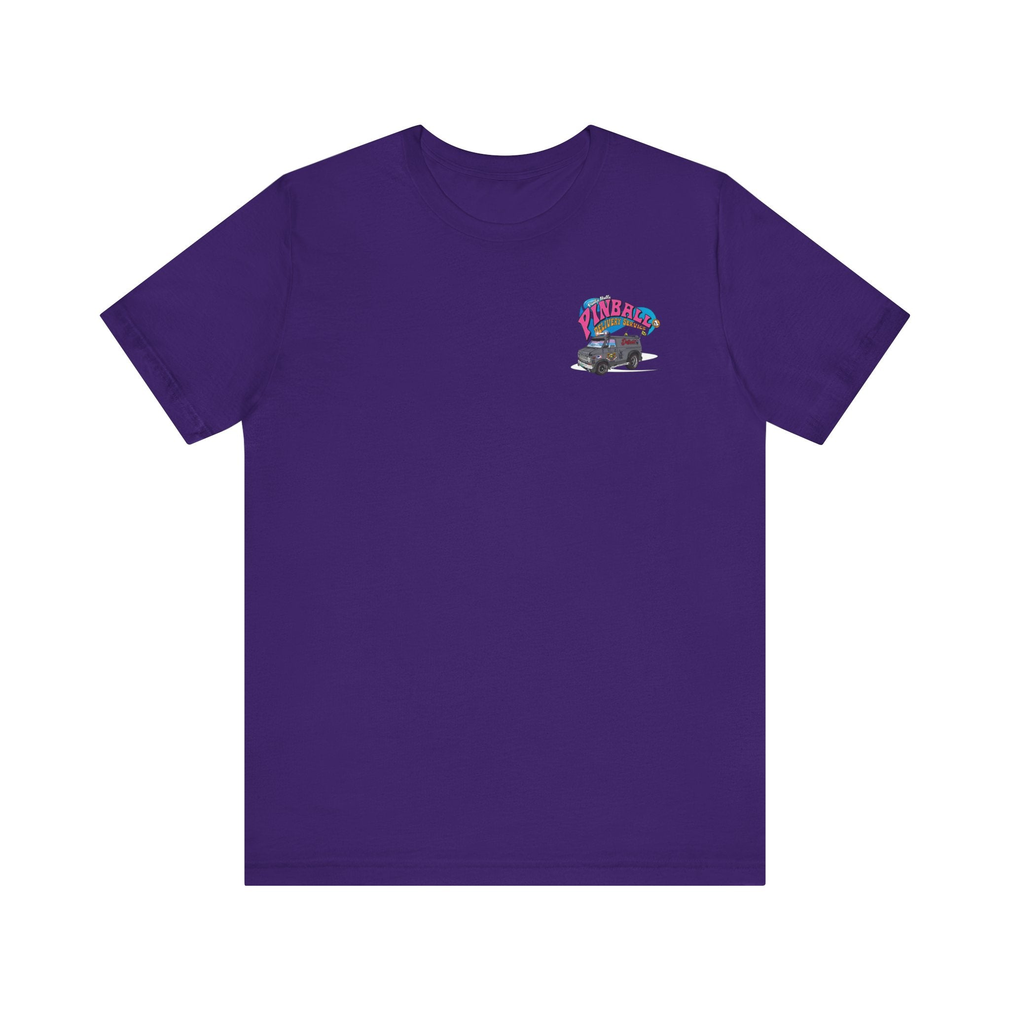 Pinball Delivery No Guarantee - Front & Back Print  Unisex Jersey Short Sleeve Tee