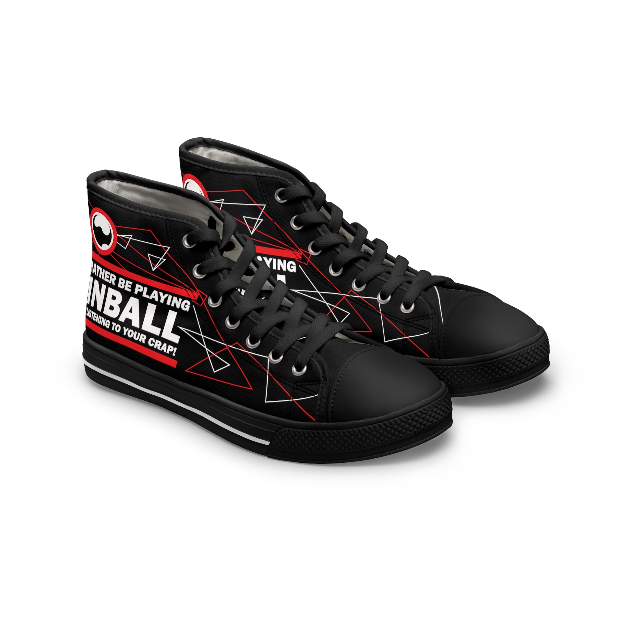 I'D RATHER BE PLAYING - Women's High Top Sneakers