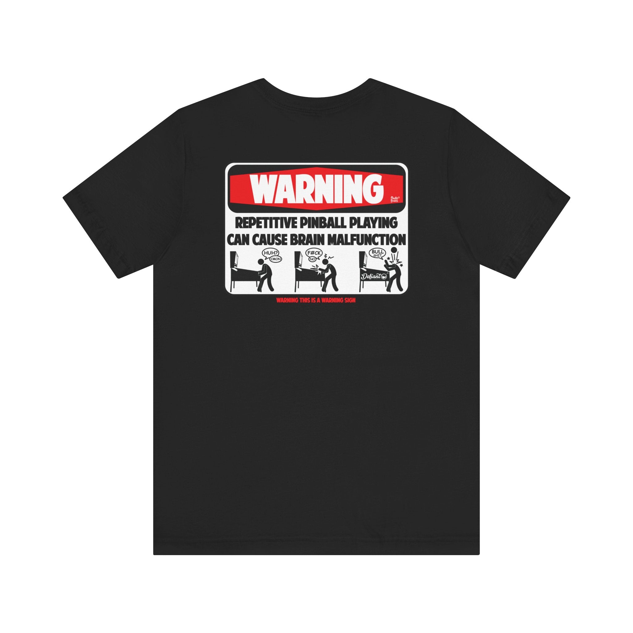 Brain MALFUNCTION - Front & Back Print Unisex Jersey Short Sleeve Tee