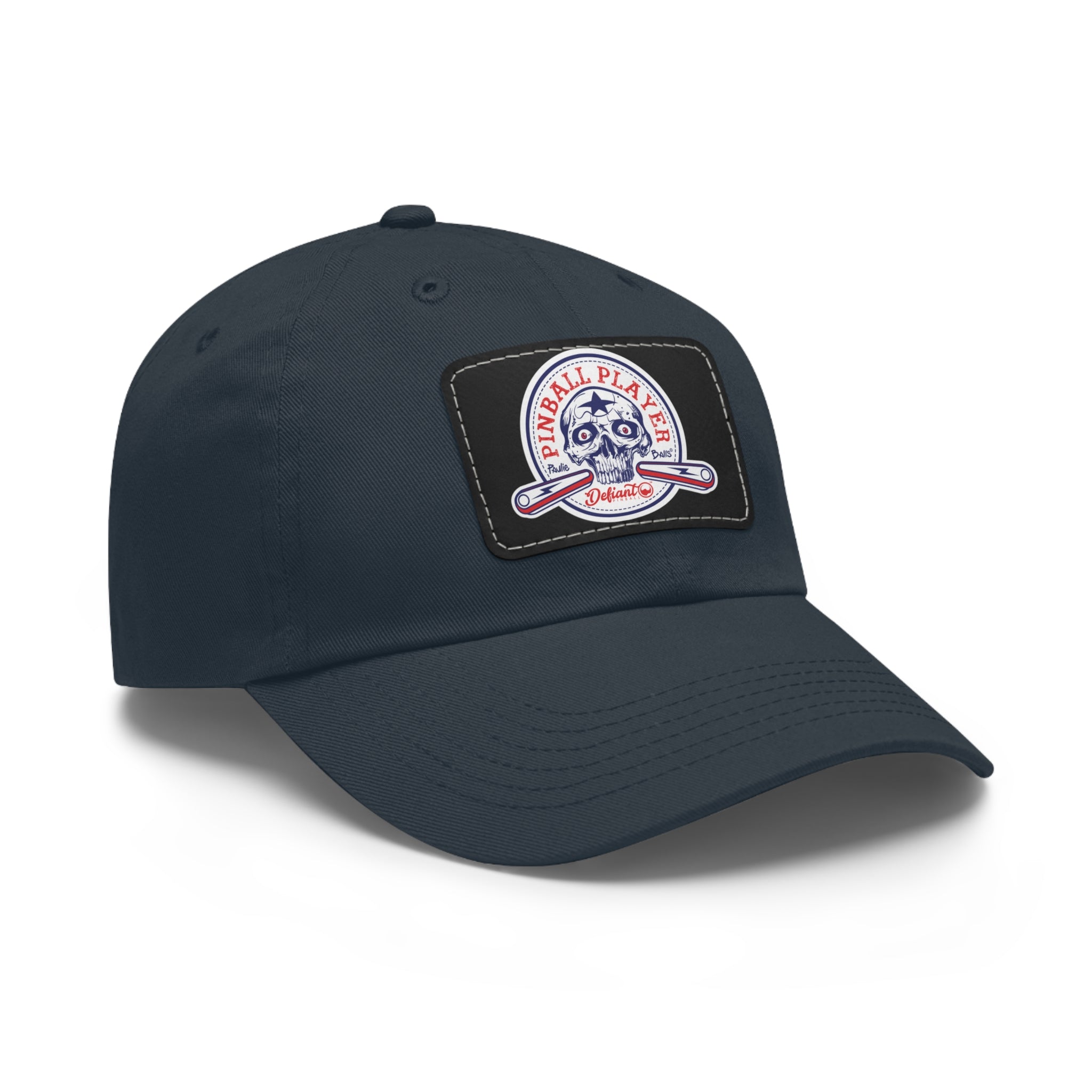 SNEAKY PLAYER - Dad Hat with Leather Patch (Rectangle)