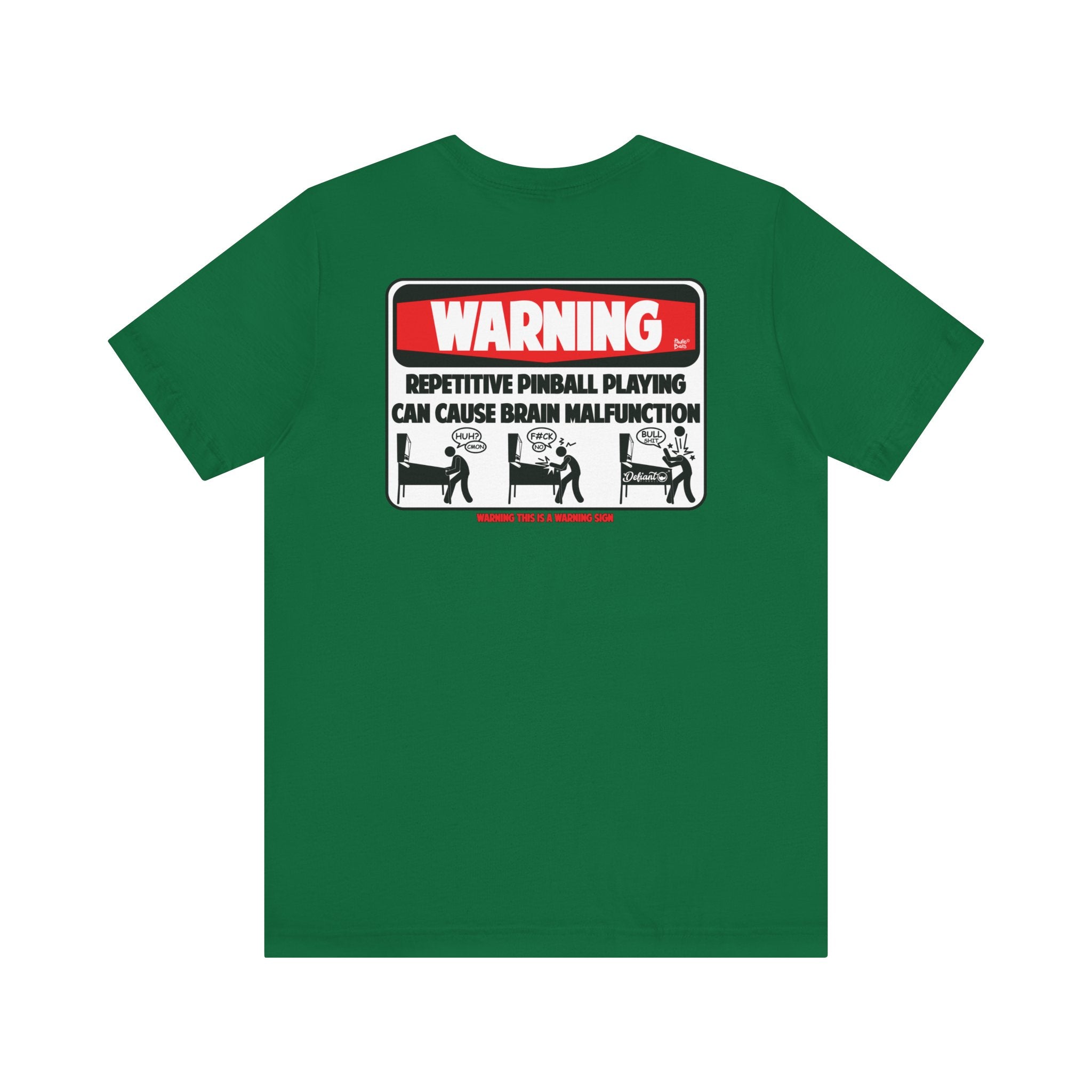Brain MALFUNCTION - Front & Back Print Unisex Jersey Short Sleeve Tee