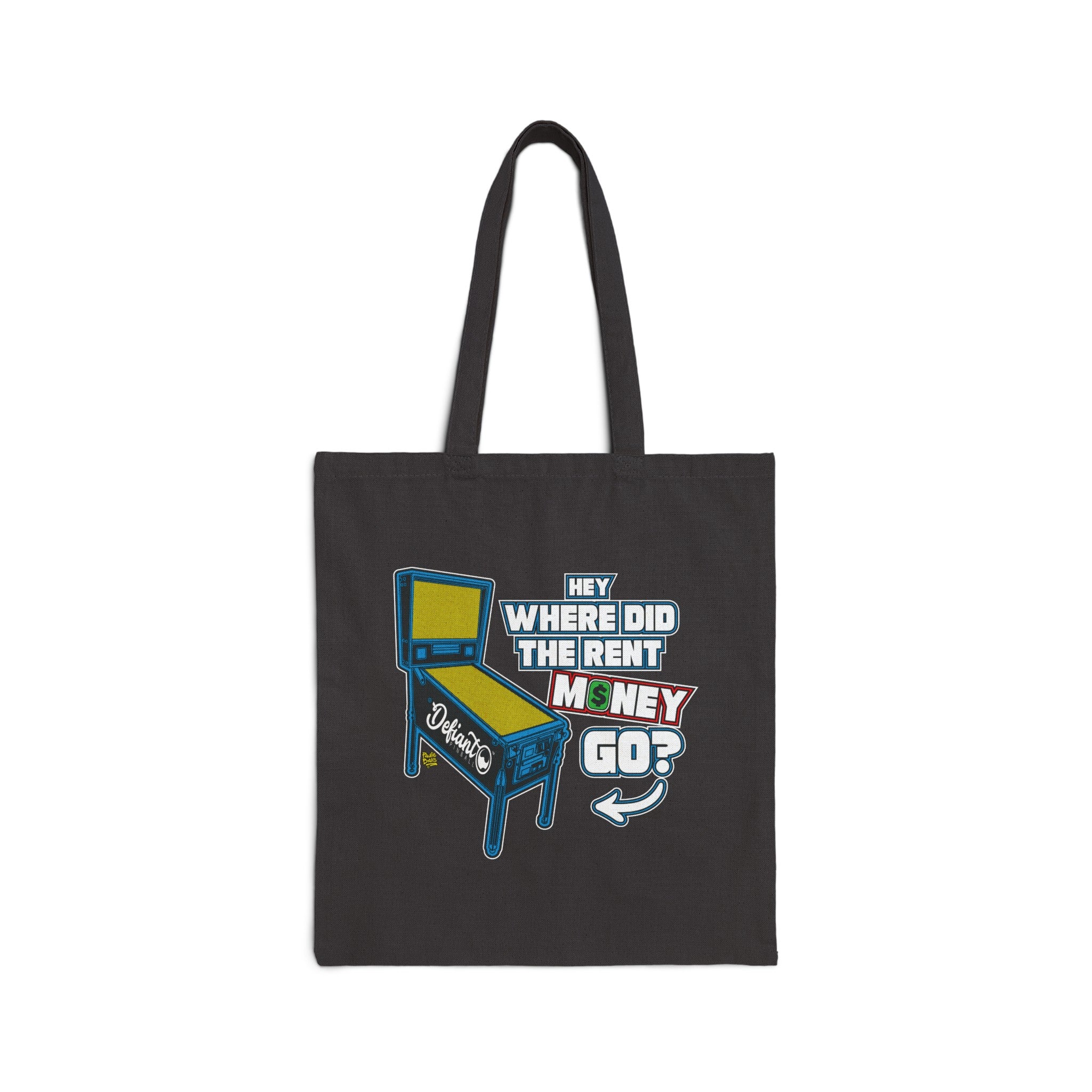 RENT MONEY - Cotton Canvas Tote Bag