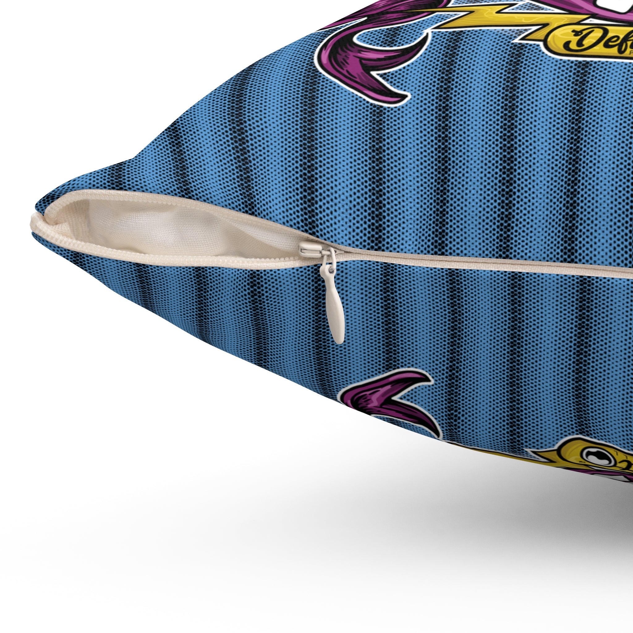 PINBALL JUST PLAY IT (Tongue Version) -  Spun Polyester Square Pillow