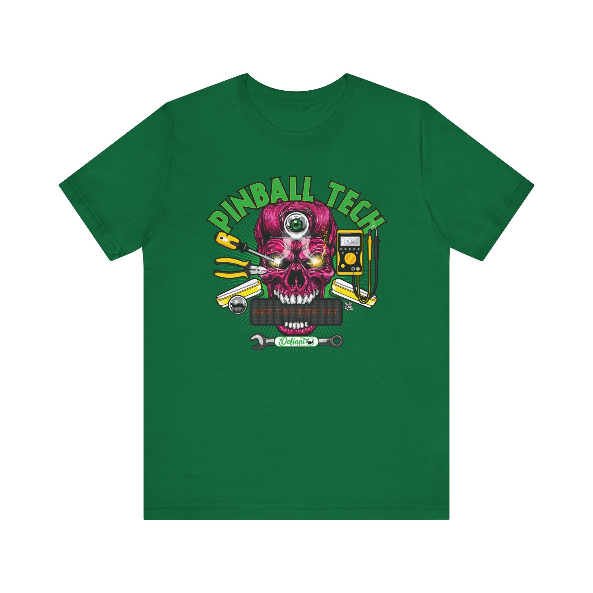 PINBALL TECH - Unisex Jersey Short Sleeve Tee