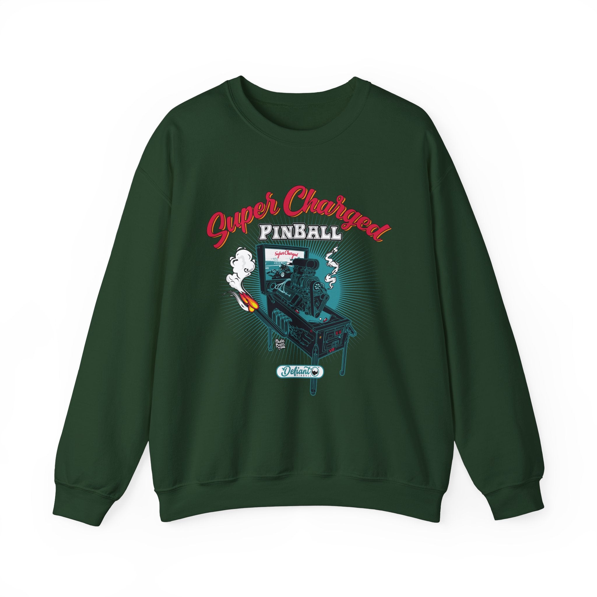 SUPER CHARGED - Unisex Heavy Blend™ Crewneck Sweatshirt Jumper