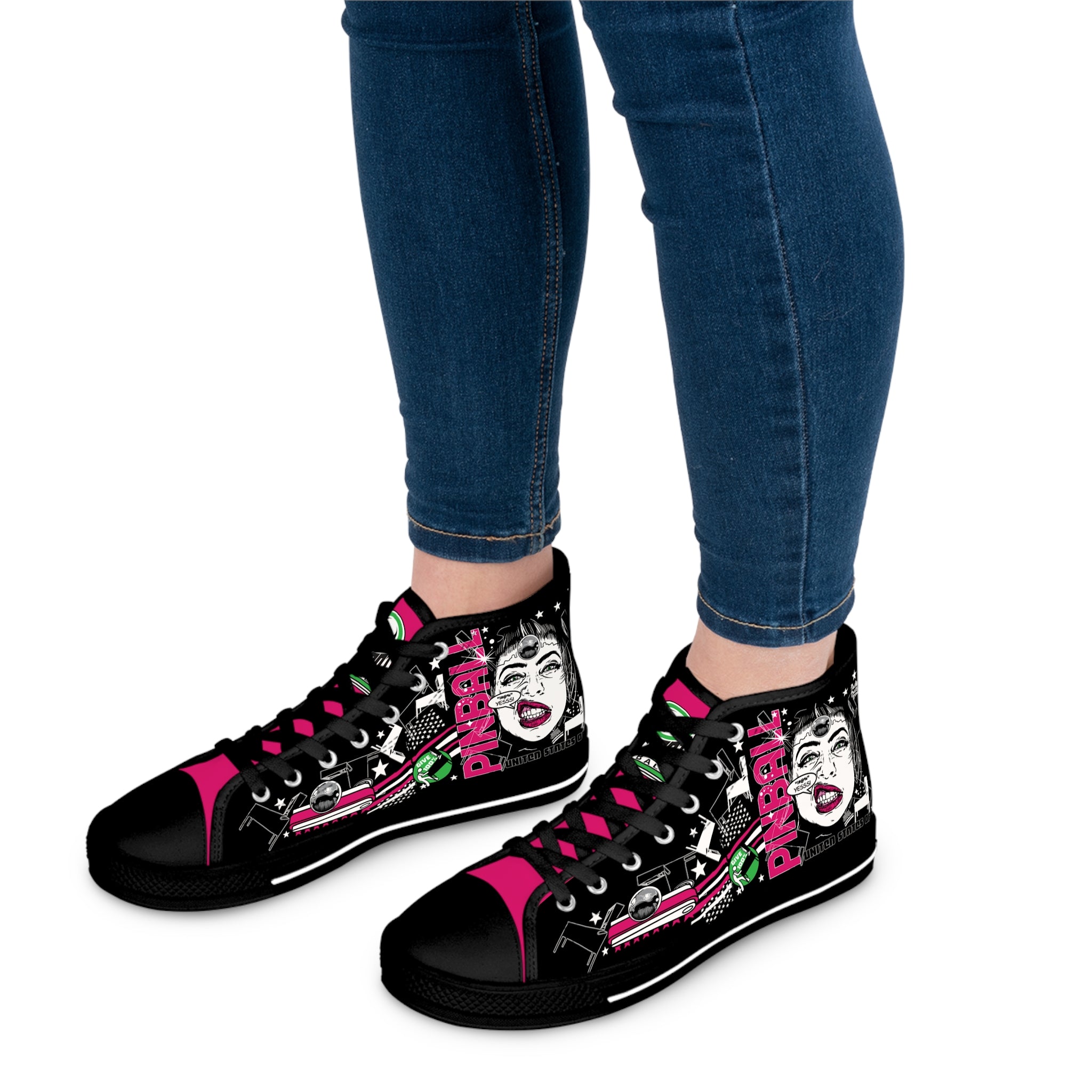 THE FACE - Women's High Top Sneakers