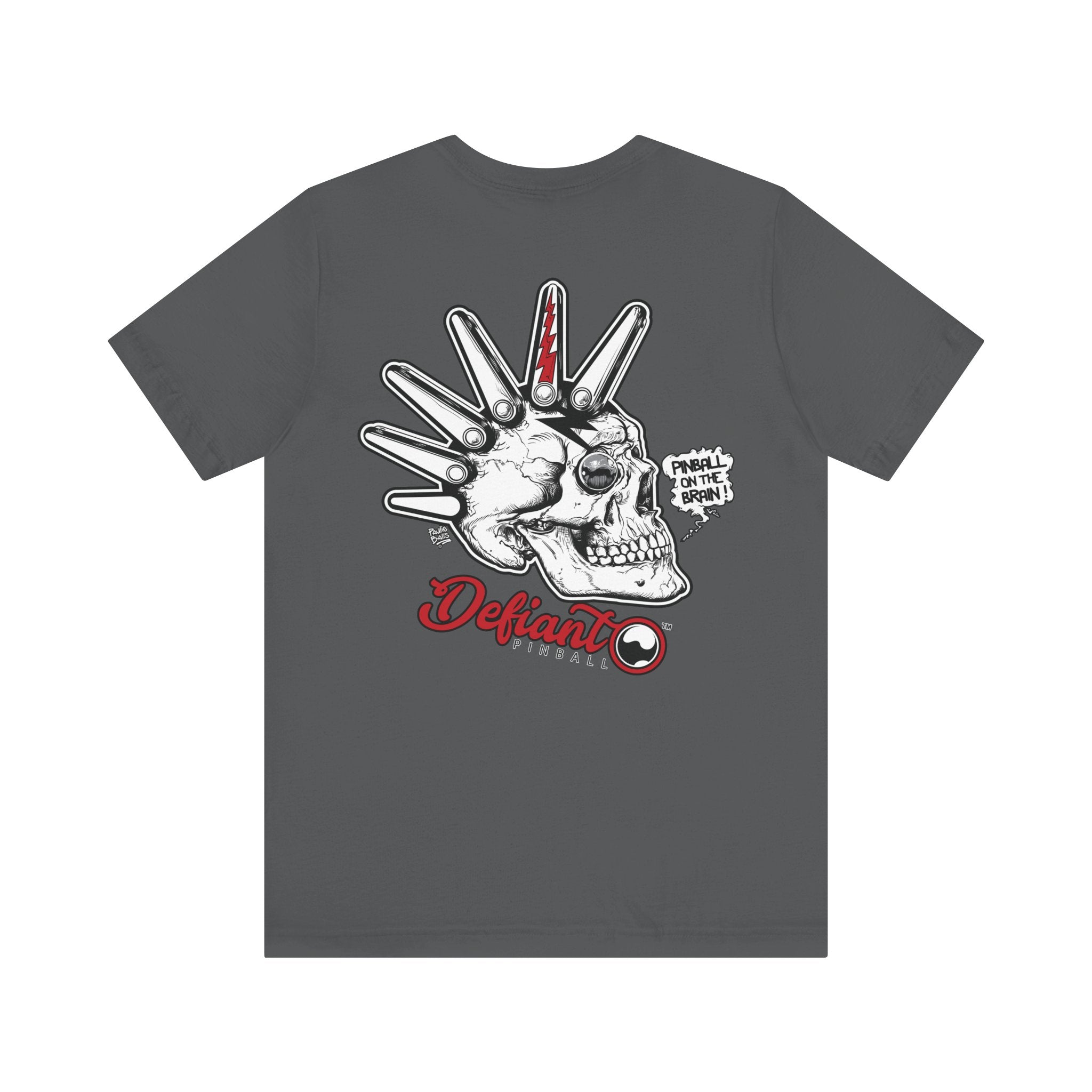 Flipper Head  - Front & Back Print Unisex Jersey Short Sleeve Tee