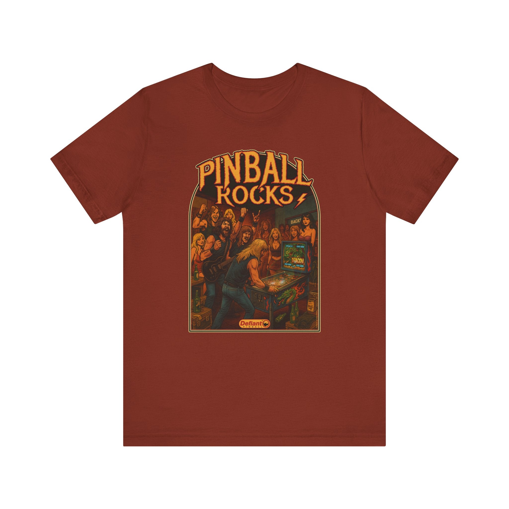 PINBALL ROCKS Backstage Legends Edition –  Unisex Jersey Short Sleeve Tee