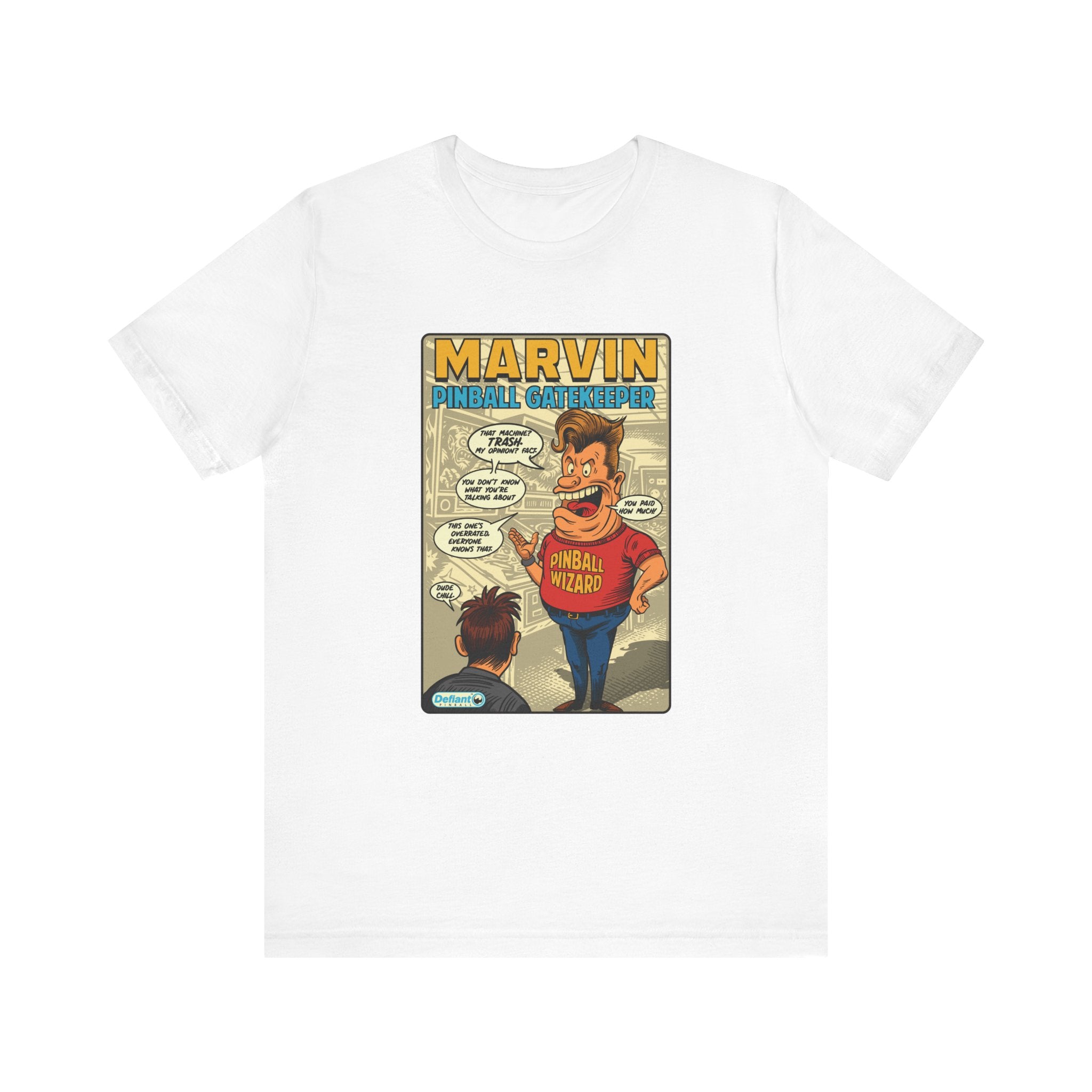 Marvin Pinball Gatekeeper - Unisex Jersey Short Sleeve Tee