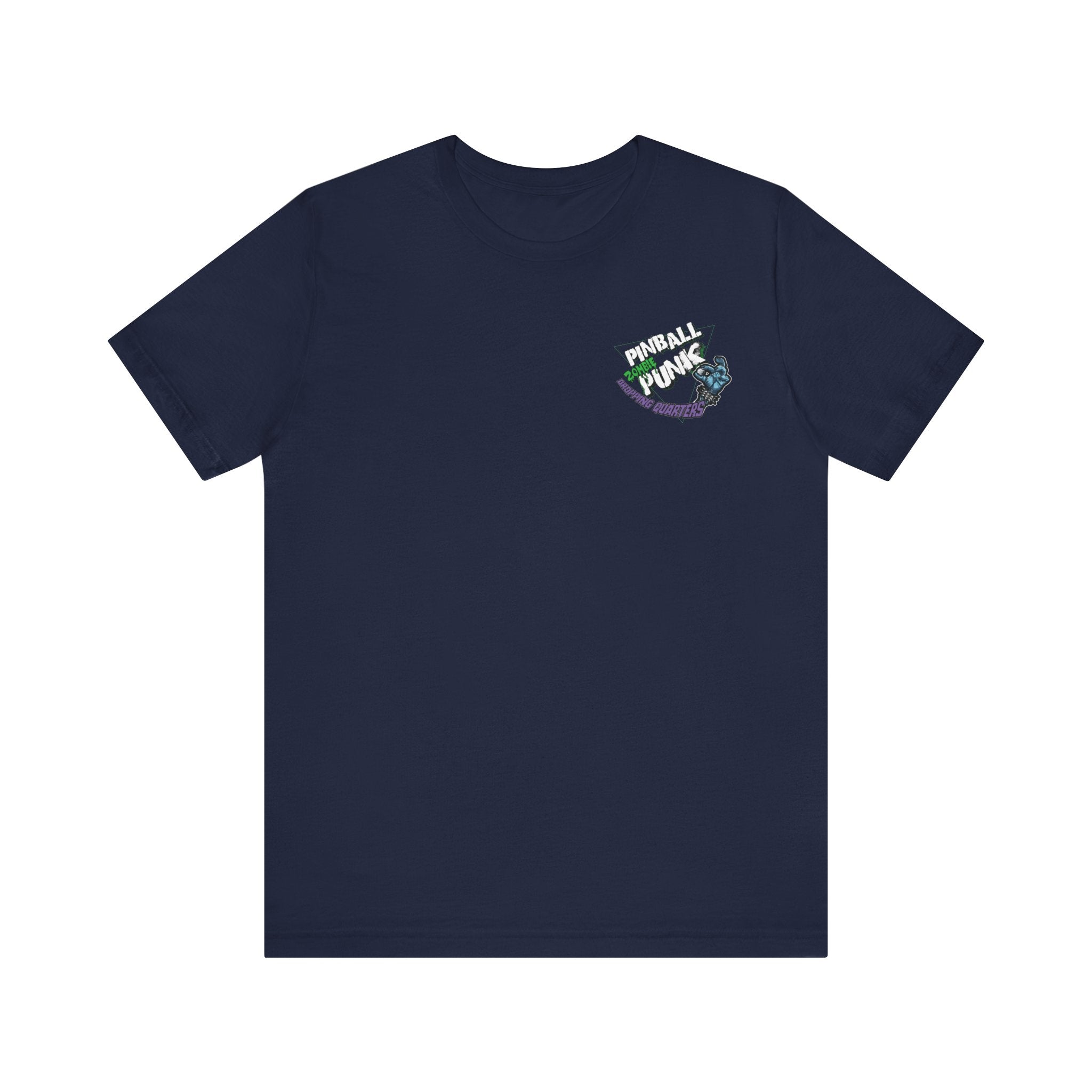 PINBALL Zombie PUNK  - Front & Back Print  Unisex Jersey Short Sleeve Tee