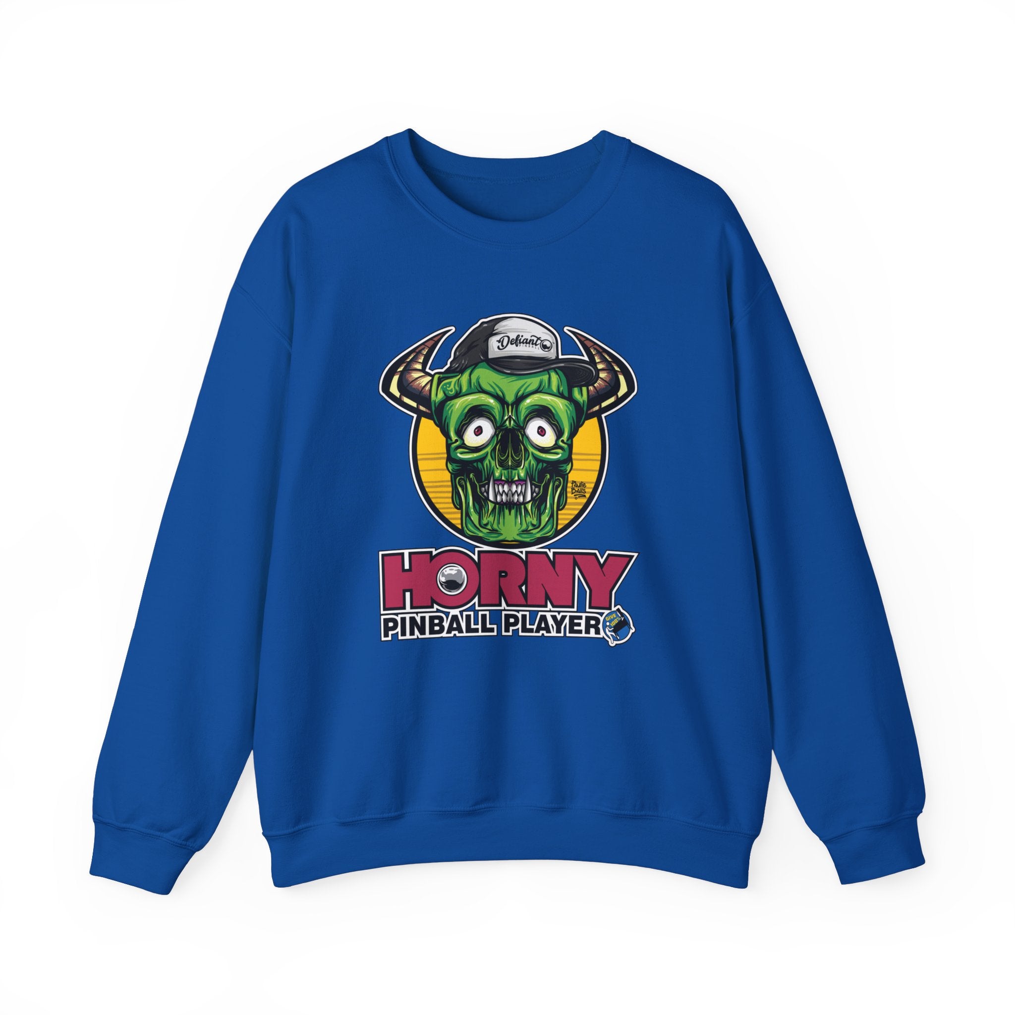 Horny Pinball Player - Unisex Heavy Blend™ Crewneck Sweatshirt Jumper