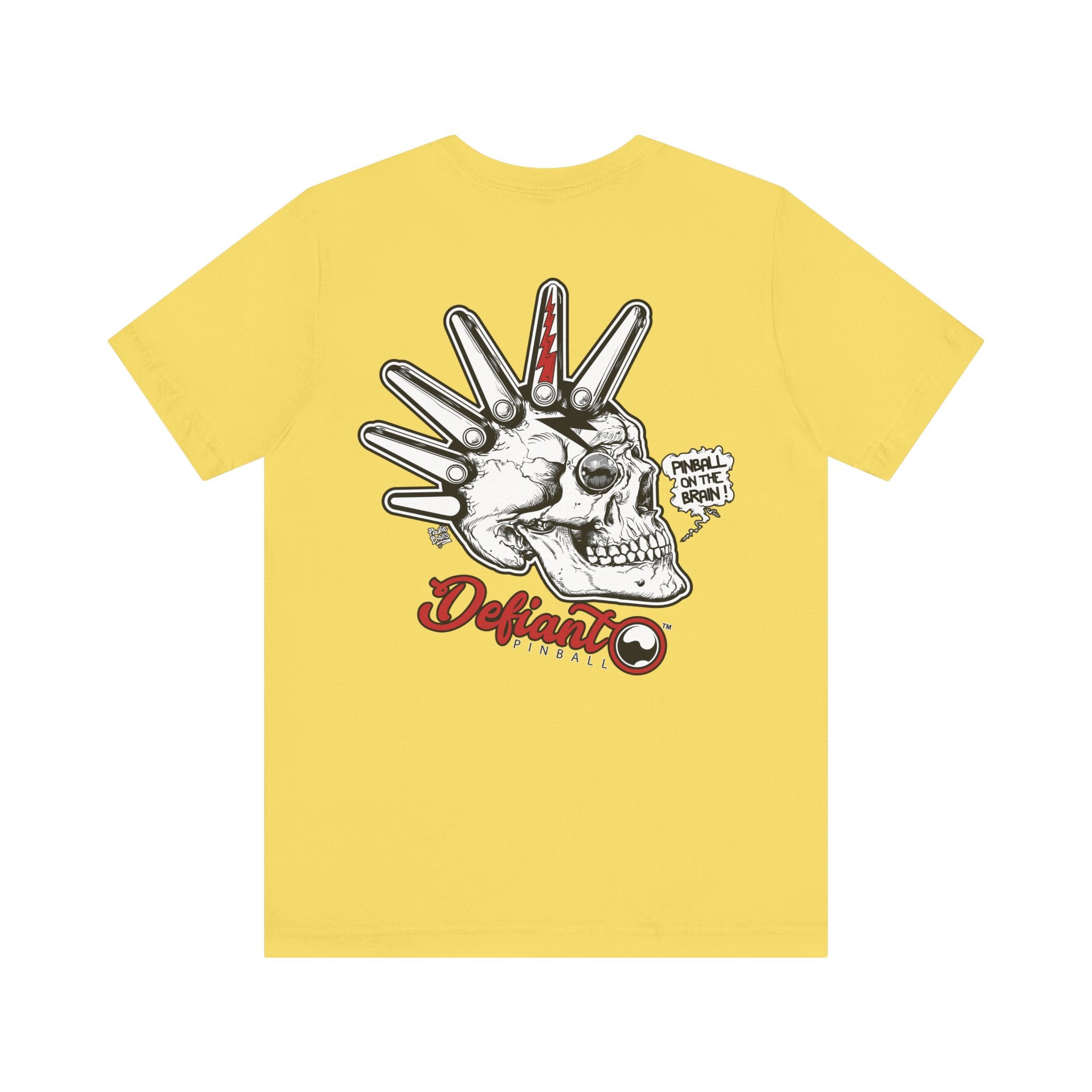 Flipper Head  - Front & Back Print Unisex Jersey Short Sleeve Tee