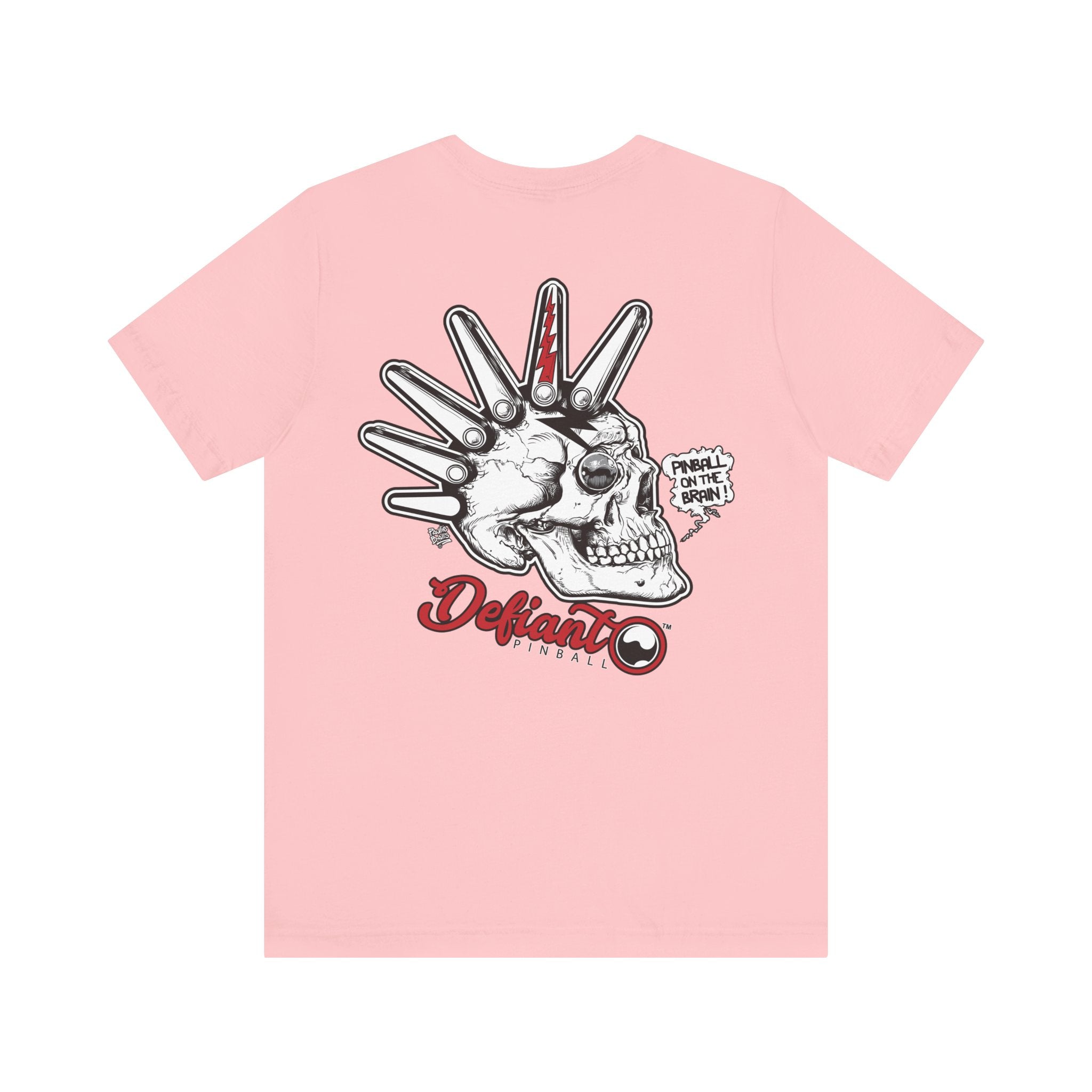Flipper Head  - Front & Back Print Unisex Jersey Short Sleeve Tee